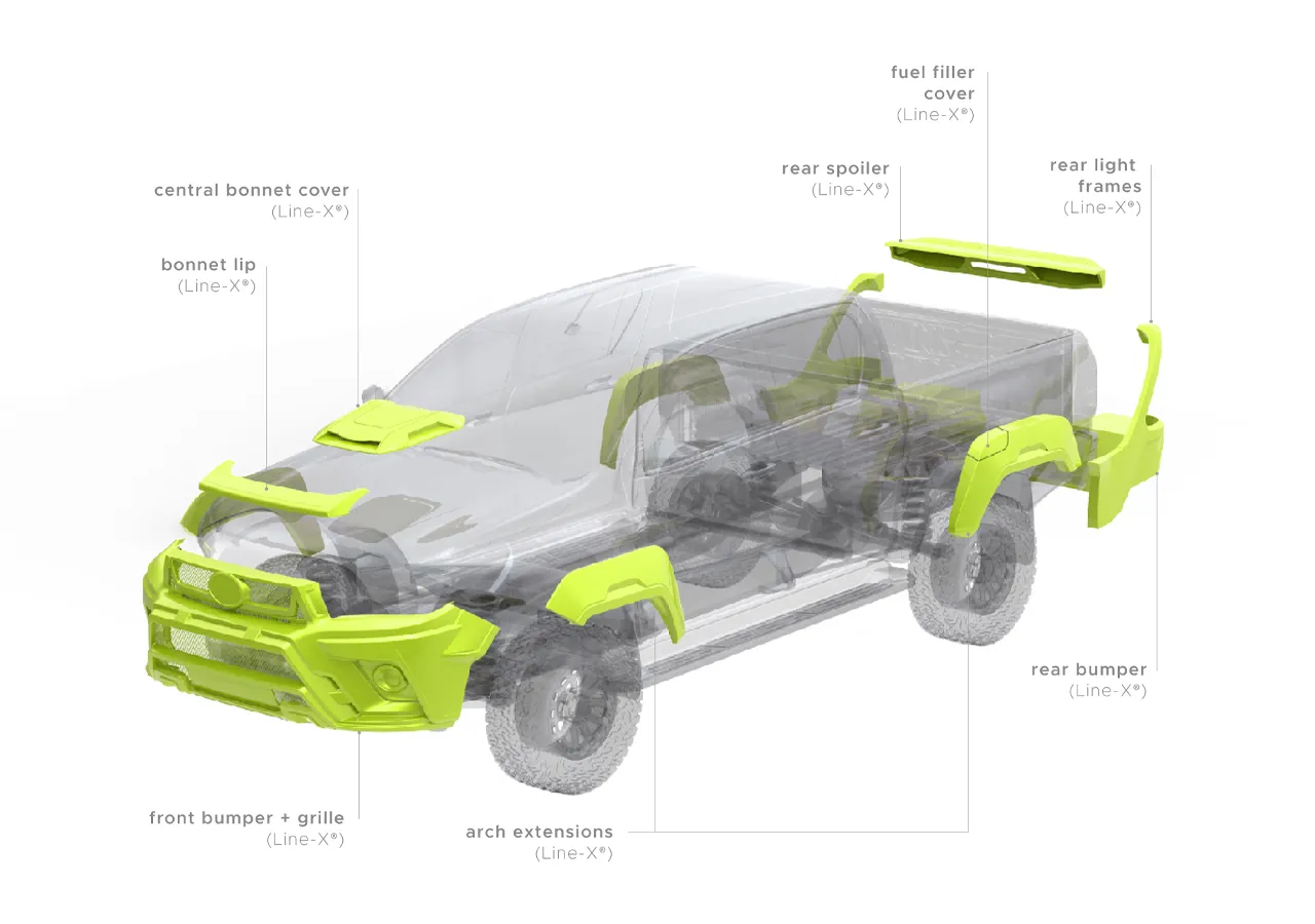Check our price and buy Carlex Design body kit for Toyota Hilux Hilly
