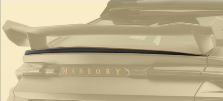 Rear decklid spoiler Mansory Carbon for Lamborghini Urus Soft kit