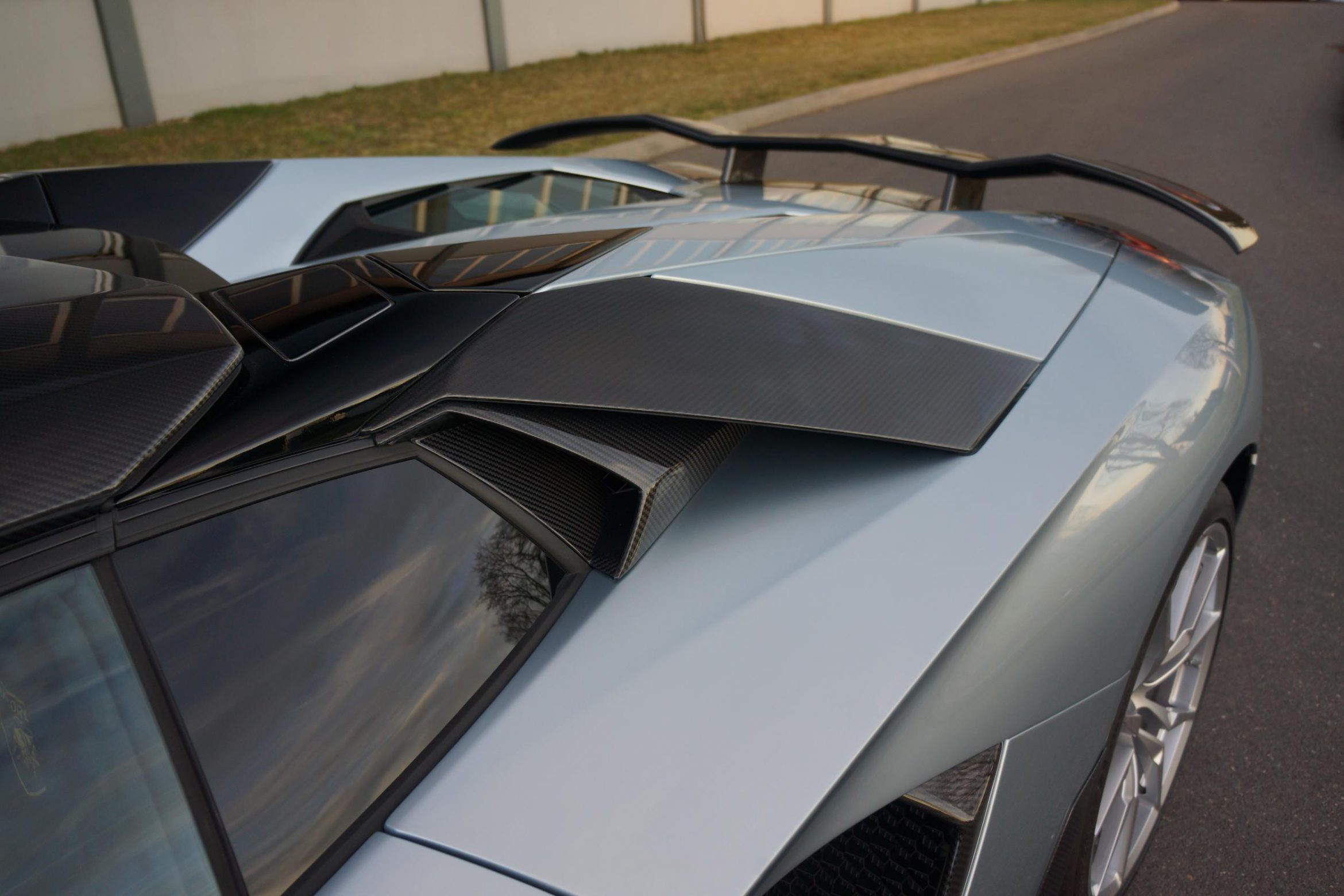 Air intake side window Carbon for Lamborghini Aventador