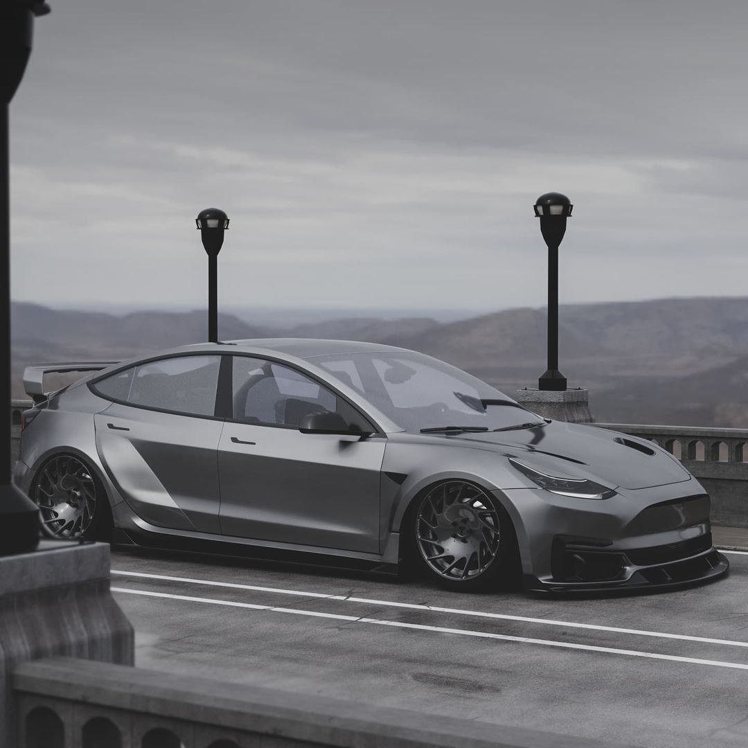 Tesla 3 Custom Body Kit by Avante Design