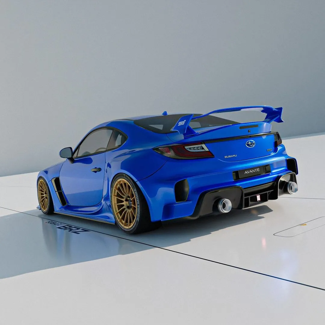 Subaru BRZ 2022 STI Wide Custom Body Kit by Avante Design