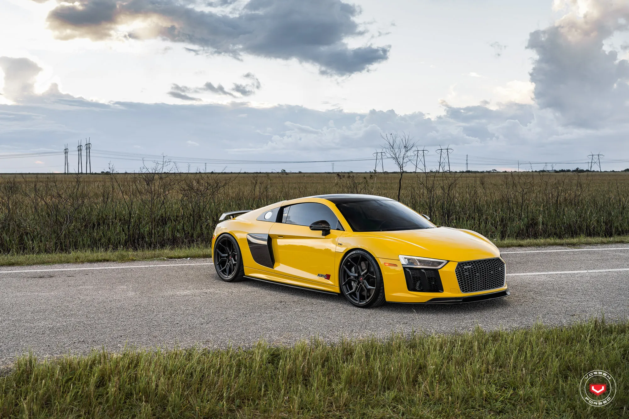 Vossen EVO 3 forged wheel — finish detail