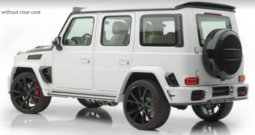 Widebody kit with panels Mansory Carbon for Mercedes G-class  G500 / AMG G63 W463A