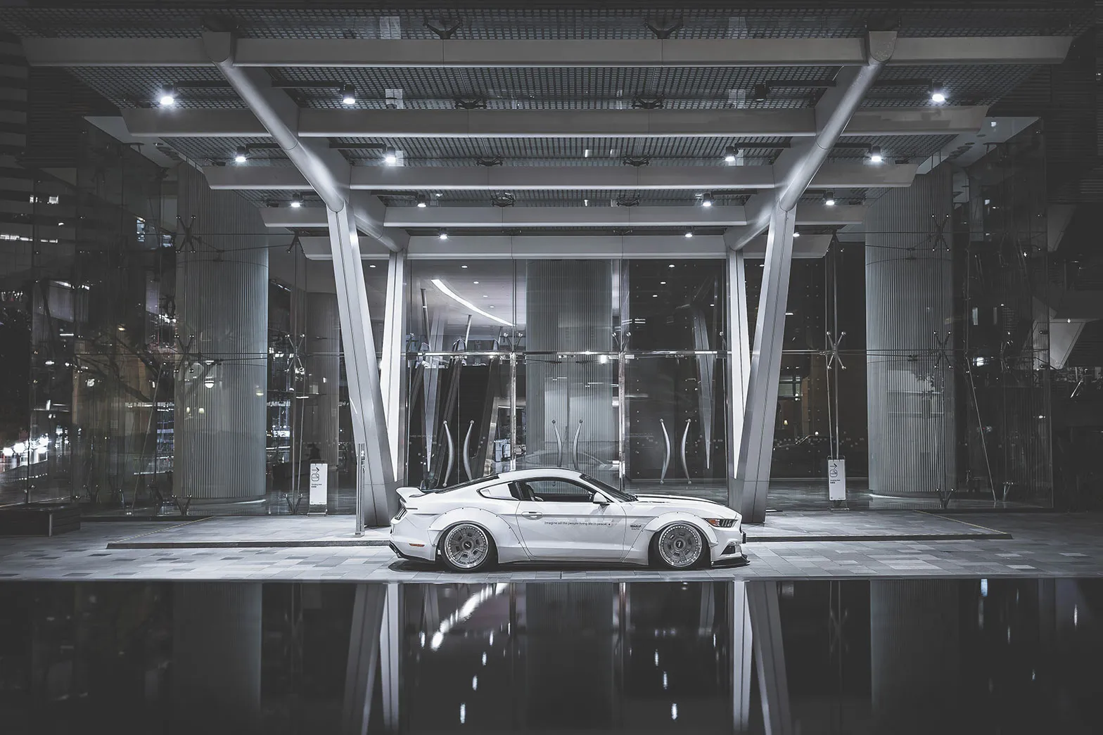 Check our price and buy Liberty Walk Body kit for Ford Mustang!
