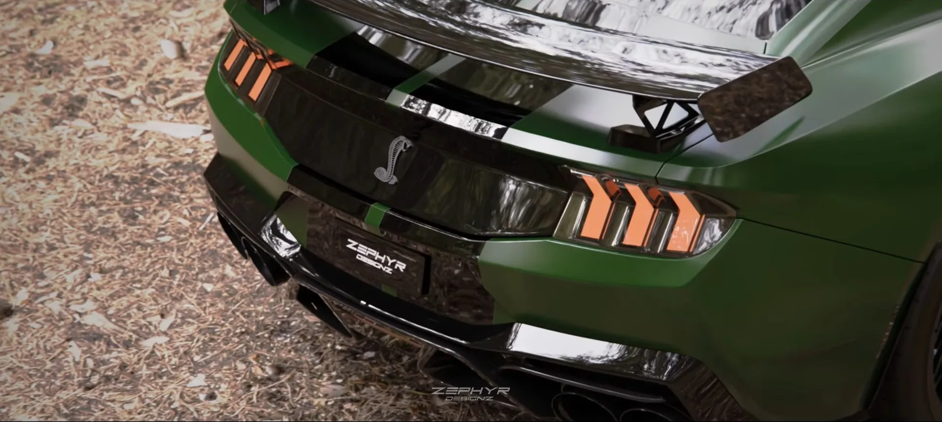 Ford Mustang Shelby GT500 S650 2024 Custom Wide Body Kit by Zephyr