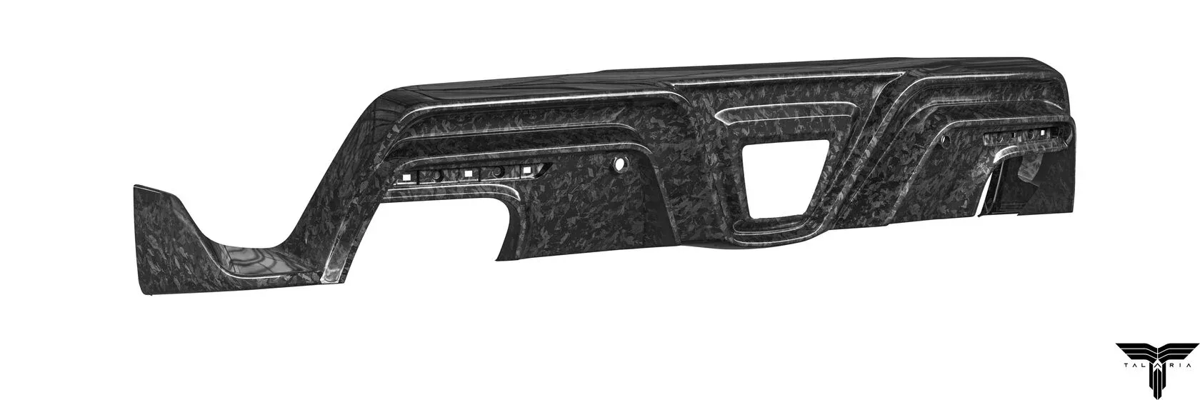 Rear diffuser QUAD exhaust Carbon Talaria for Toyota Supra A90/A91