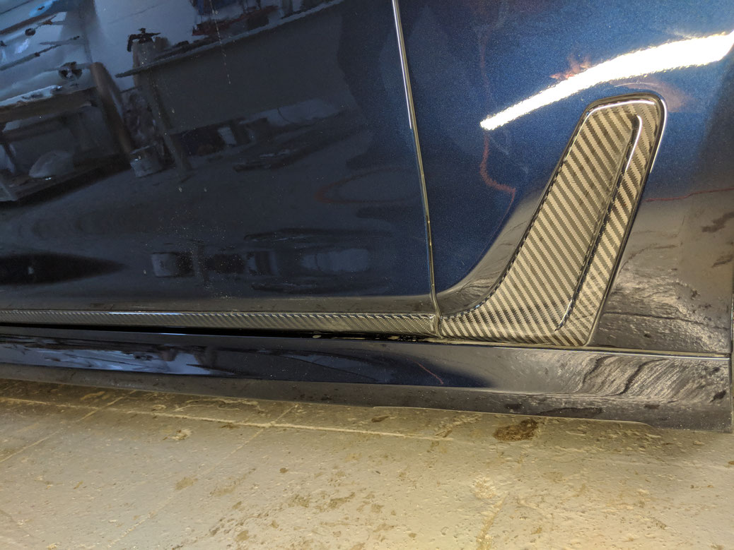 Inserts in doors and fenders Carbon for BMW 7 series G11/G12