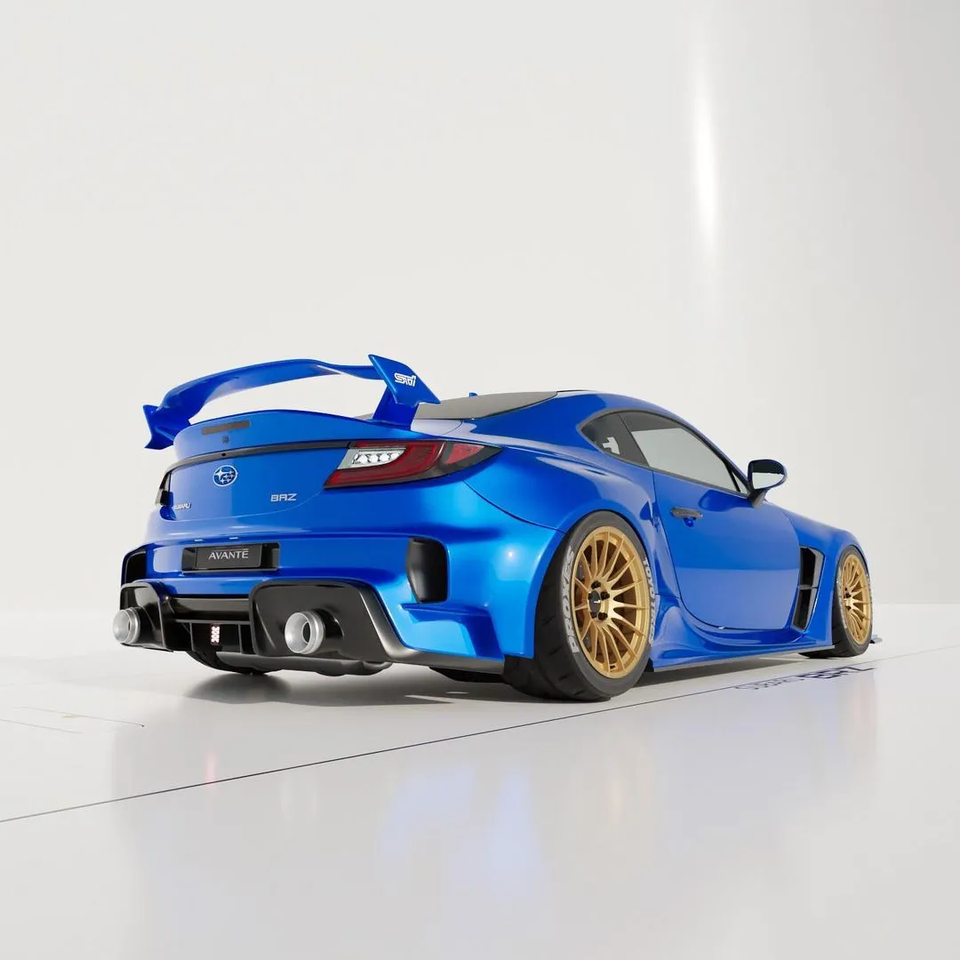 Subaru BRZ 2022 STI Wide Custom Body Kit by Avante Design