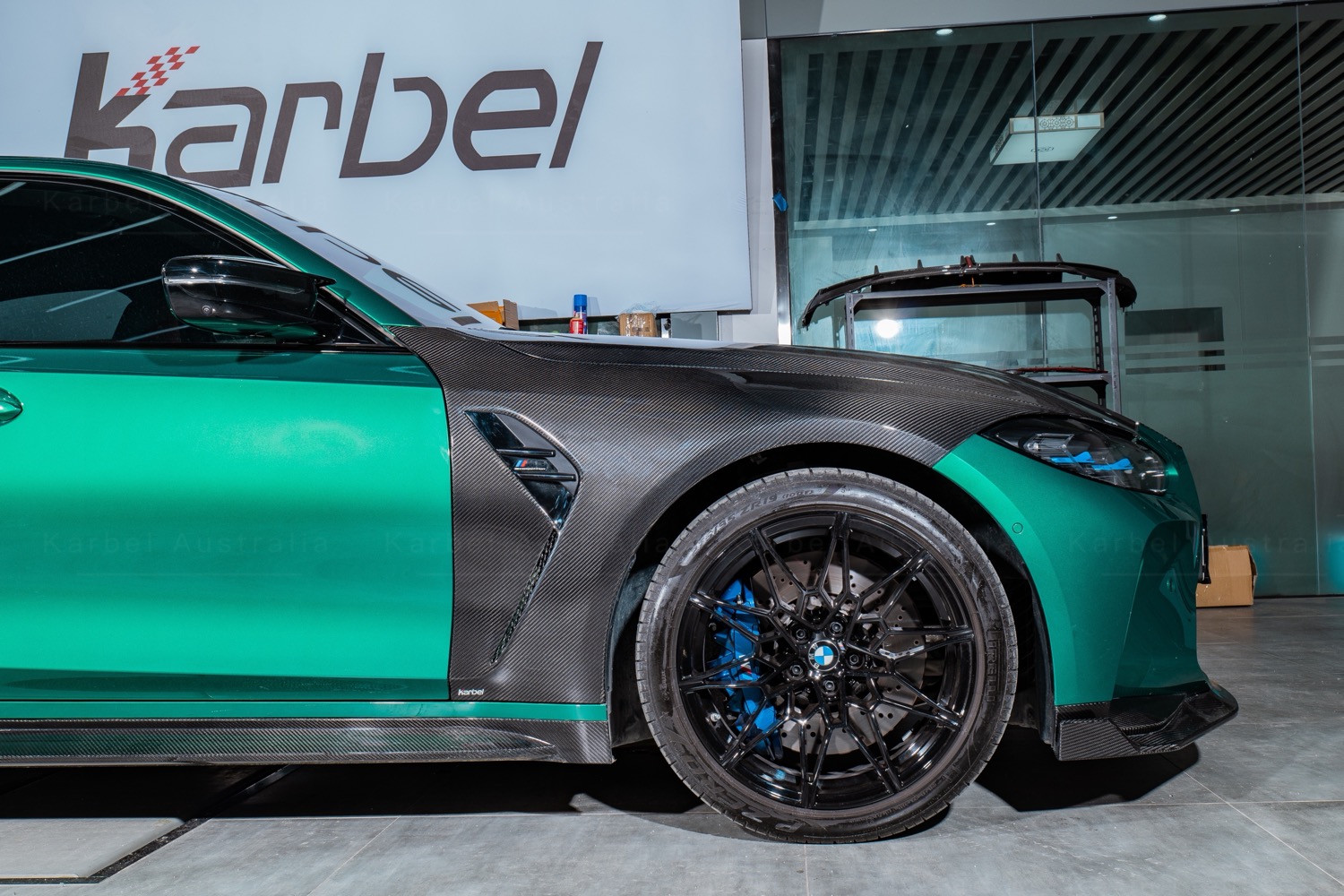 Check price and buy Karbel Carbon Fiber Body kit set for BMW  M3 G80