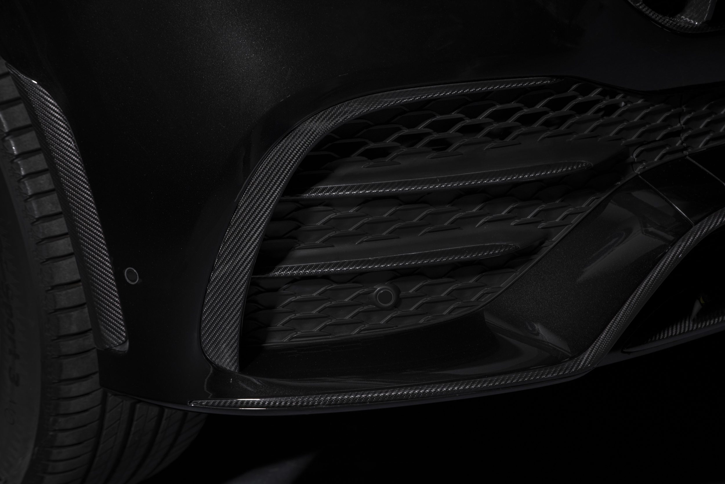 Side grilles Carbon for Mercedes-Benz GLE Coupe C167 AMG Line