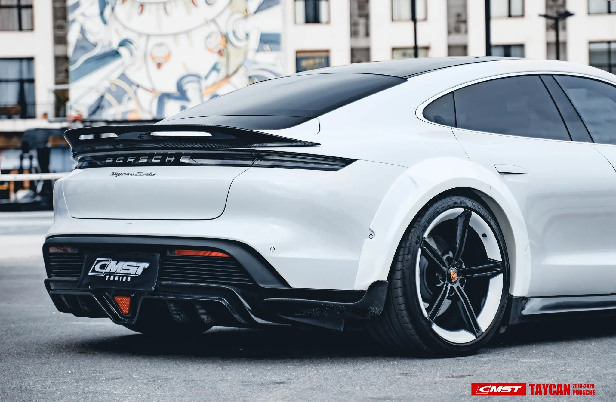 Check our price and buy CMST Carbon Fiber Body Kit set Style for Porsche Taycan Turbo & Turbo S