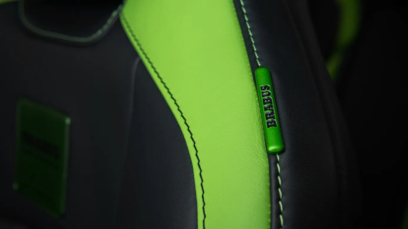 Front seat trim Brabus Carbon for Porsche Taycan