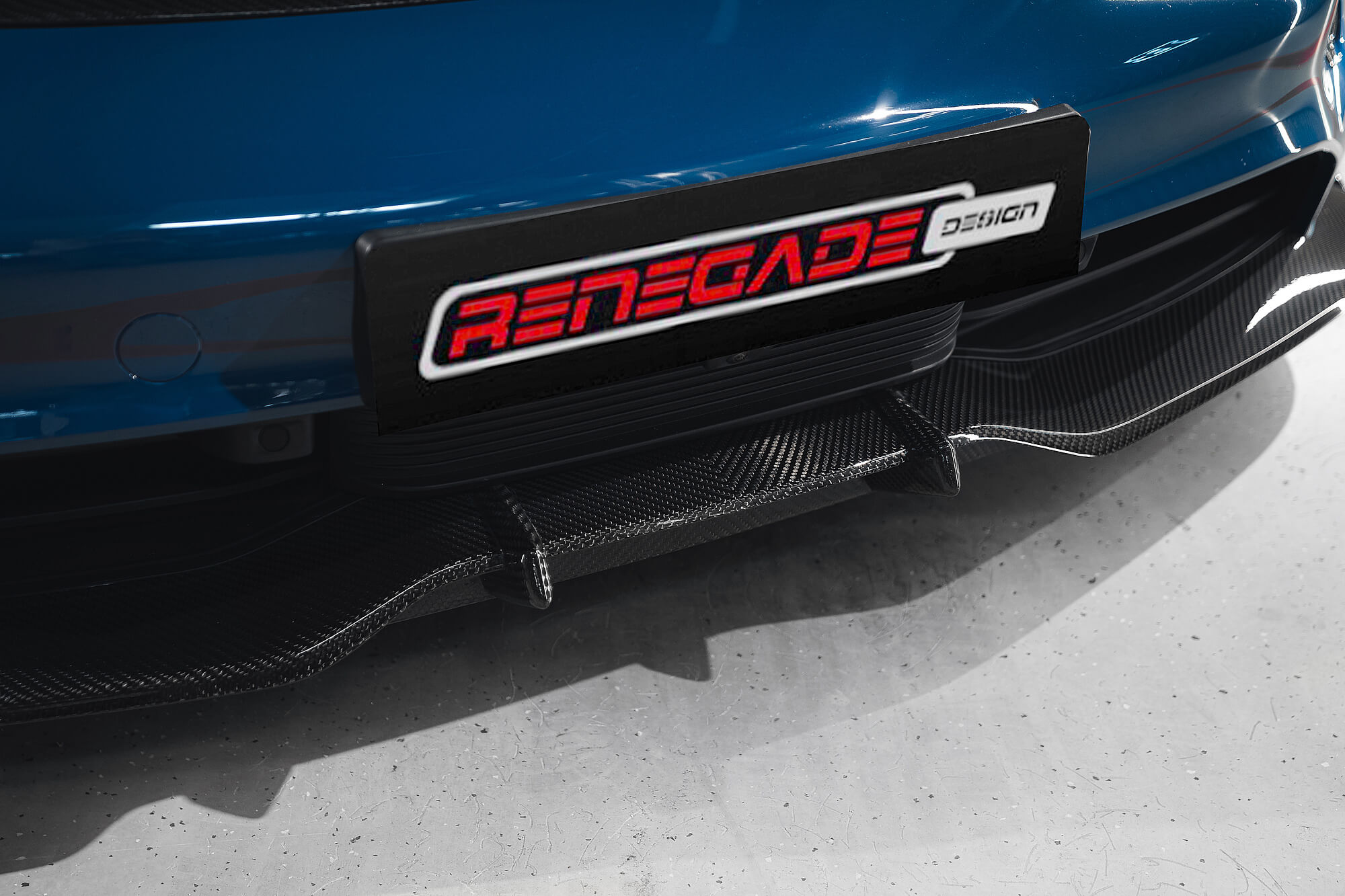 Front bumper lip Renegade Design for  Porsche Taycan