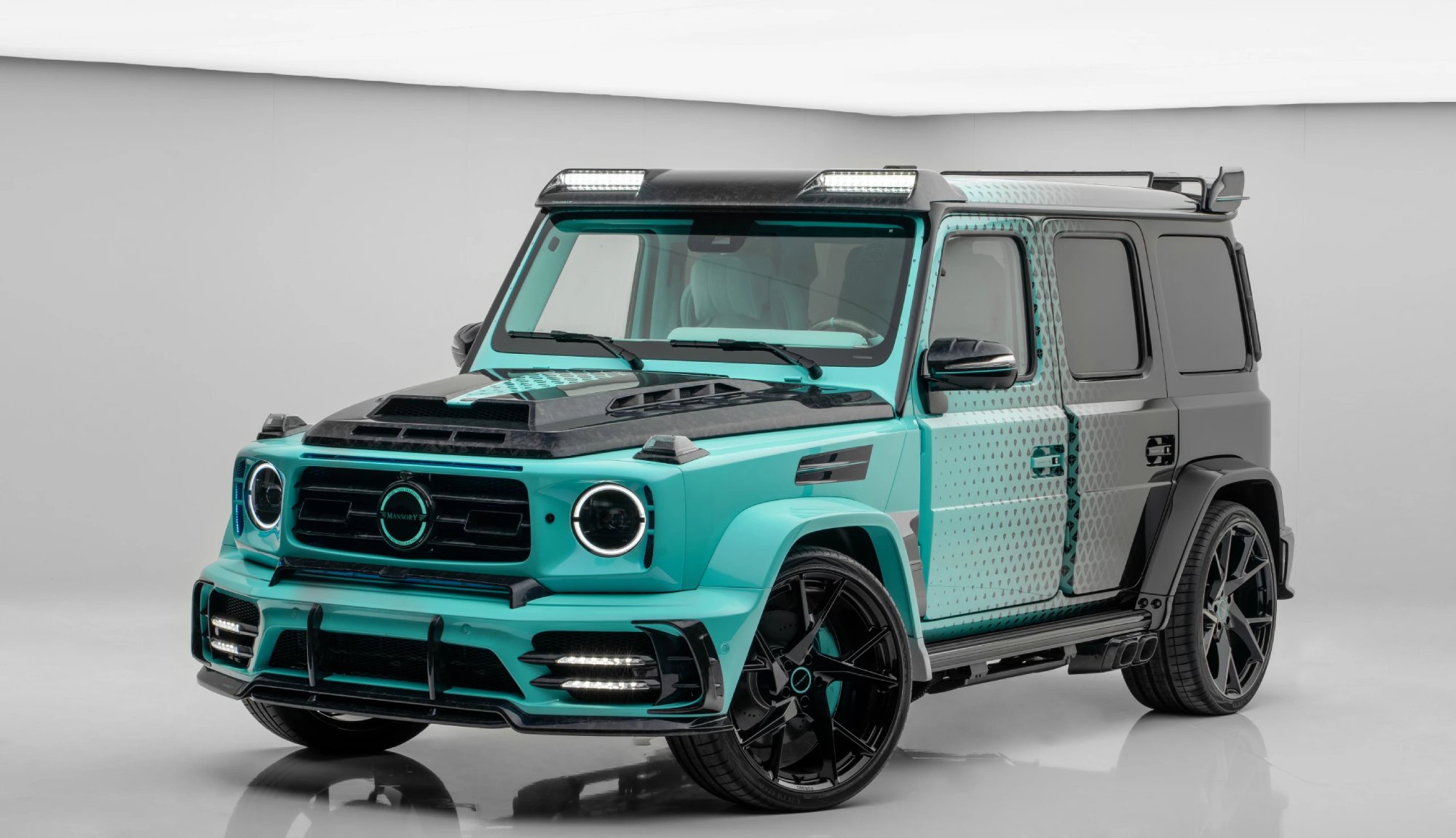 Check our price and buy Mansory Carbon Fiber Body kit set for Mercedes G-class W463A Gronos Algorithmic Fade