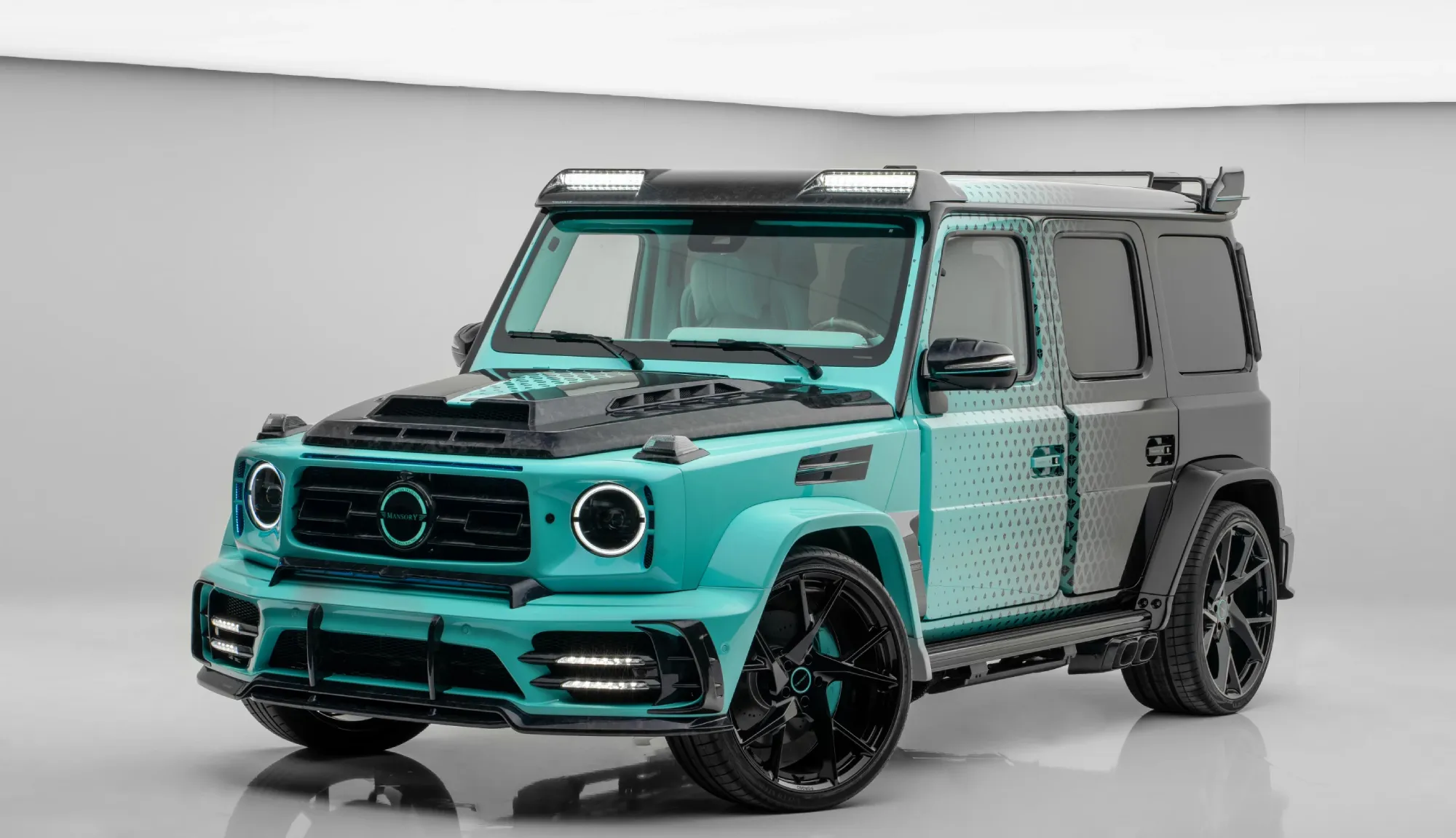 Check our price and buy Mansory Carbon Fiber Body kit set for Mercedes G-class W463A Gronos Algorithmic Fade