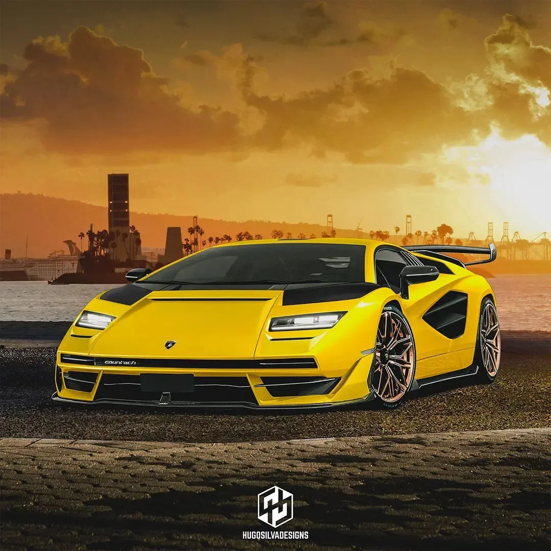 Lamborghini Countach 2021 Custom Body Kit by Hugo Silva