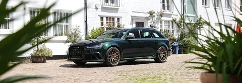 ADV.1 ADV7 M.V2 SL on Audi RS6 Avant British Racing Green