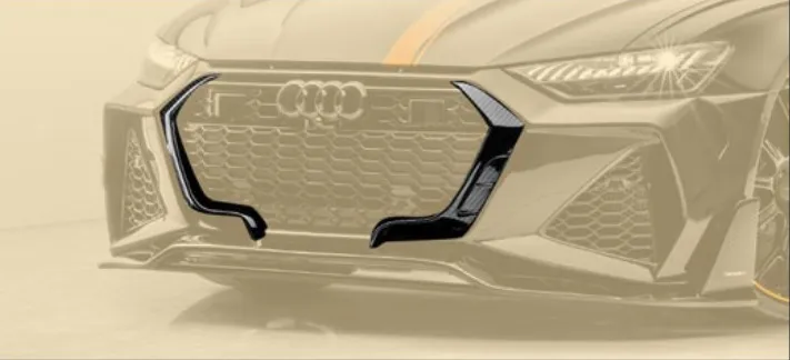 Splitter front bumper Mansory Carbon for Audi RS6 Avant C8