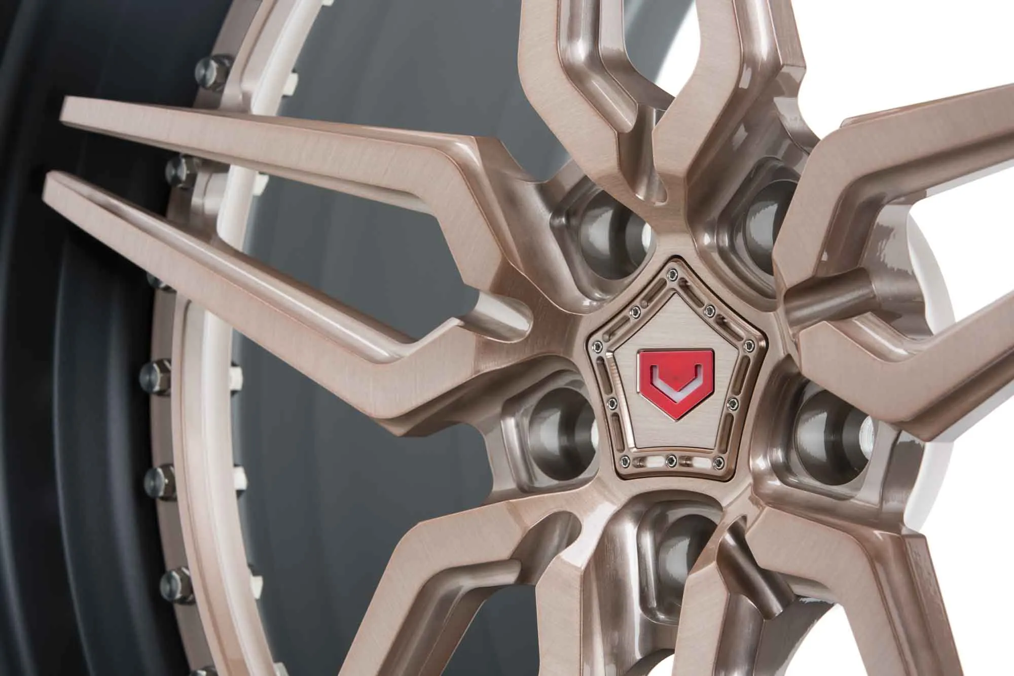 Vossen M X1 3 PIECE 3-piece forged wheel — side profile