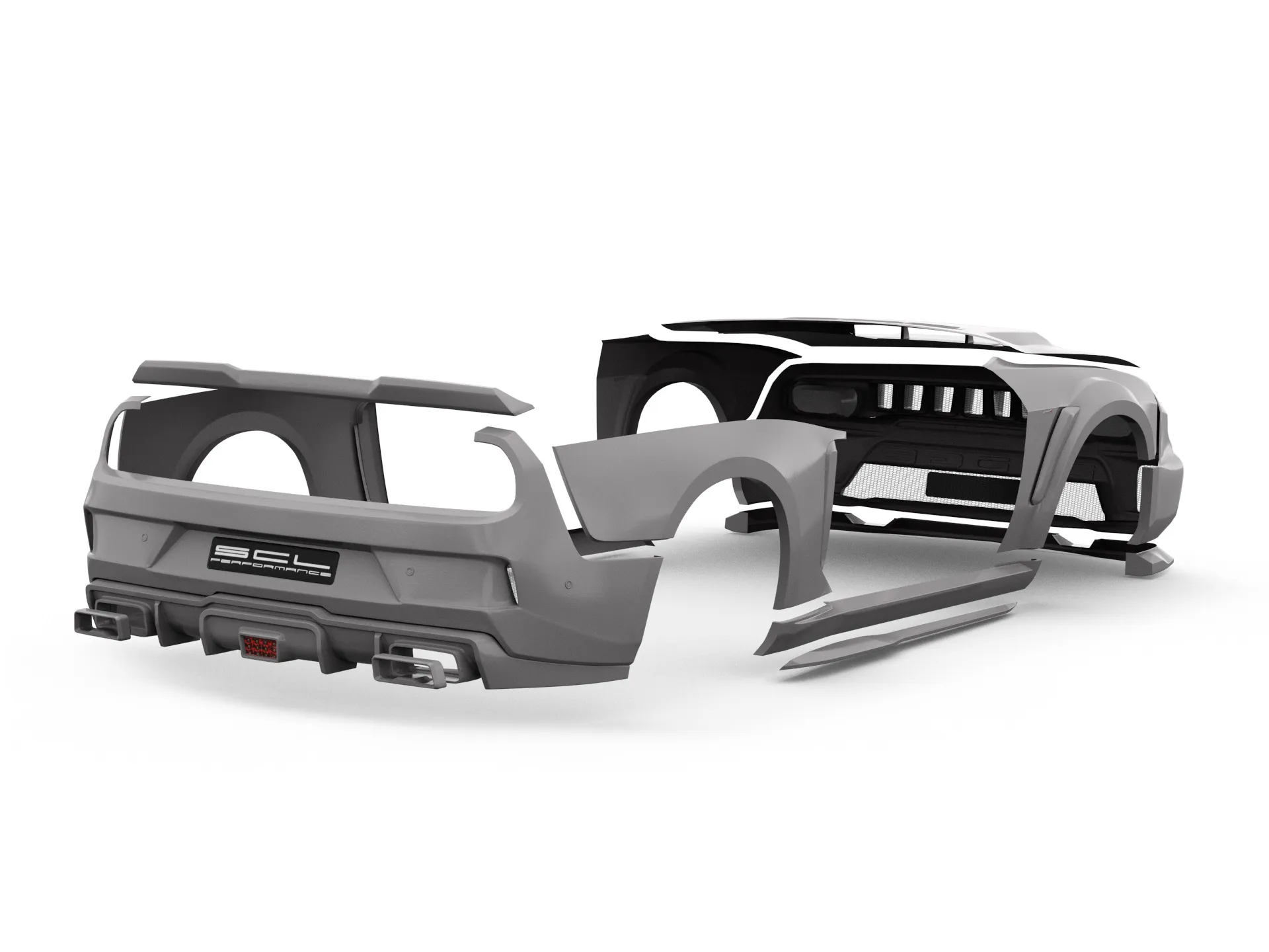 Check our price and buy SCL Performance body kit set for Dodge Challenger