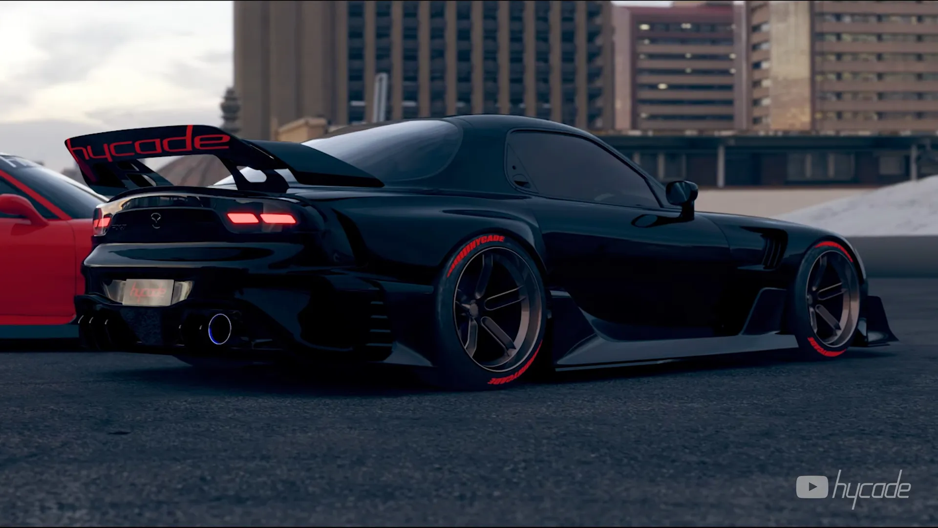 Mazda RX7 Custom Wide Body Kit by Hycade
