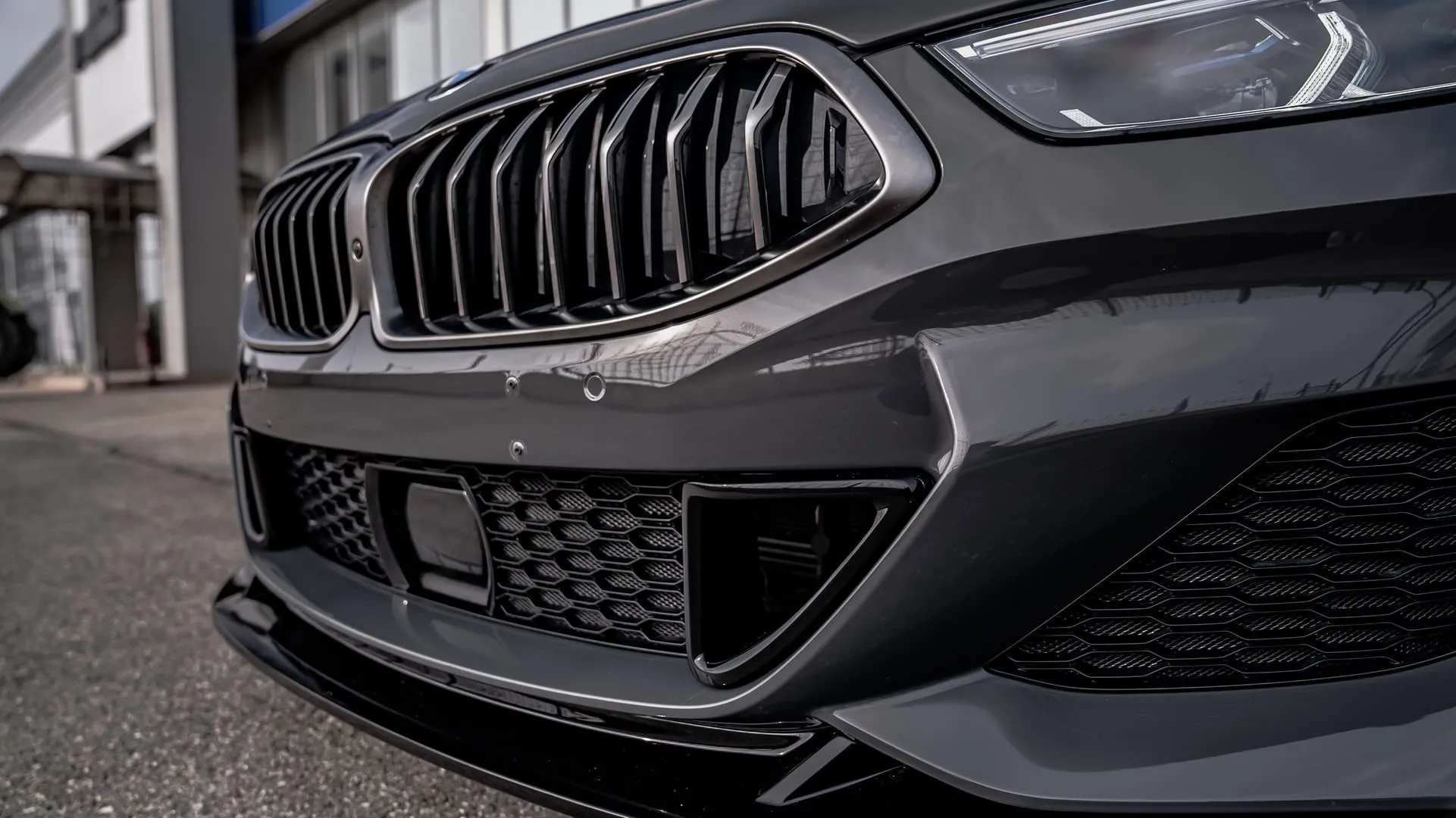 Front bumper central insert SCL Performance for BMW 8 series Grand Coupe G16 M-POWER 