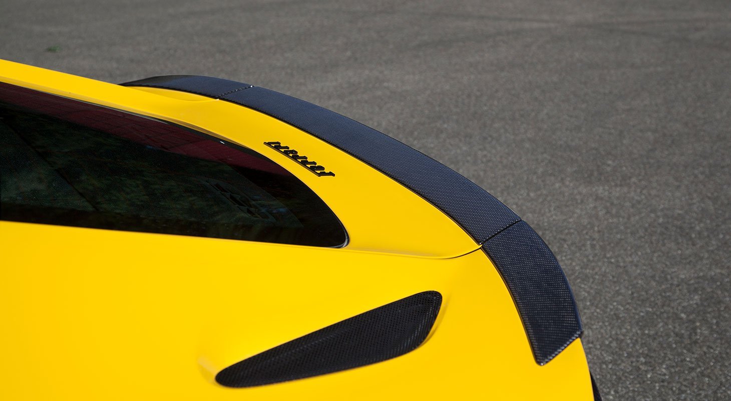 Rear spoiler lip Novitec style carbon for Ferrari F12 Berlinetta