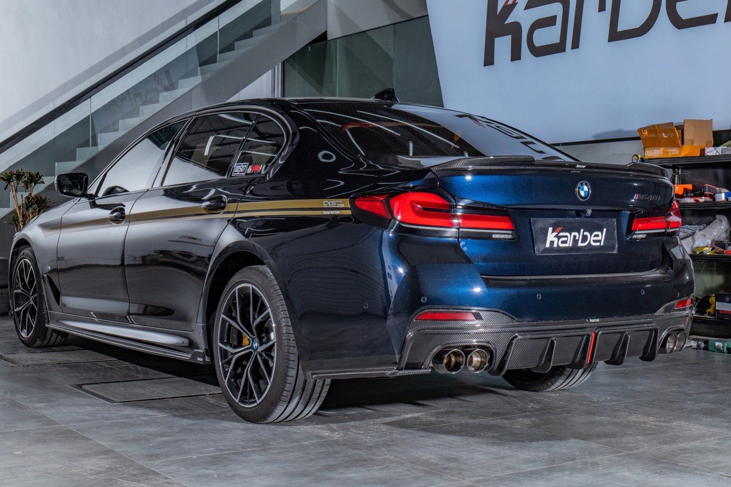 Check price and buy Karbel Carbon Fiber Body kit set for BMW 5 series G30 LCI