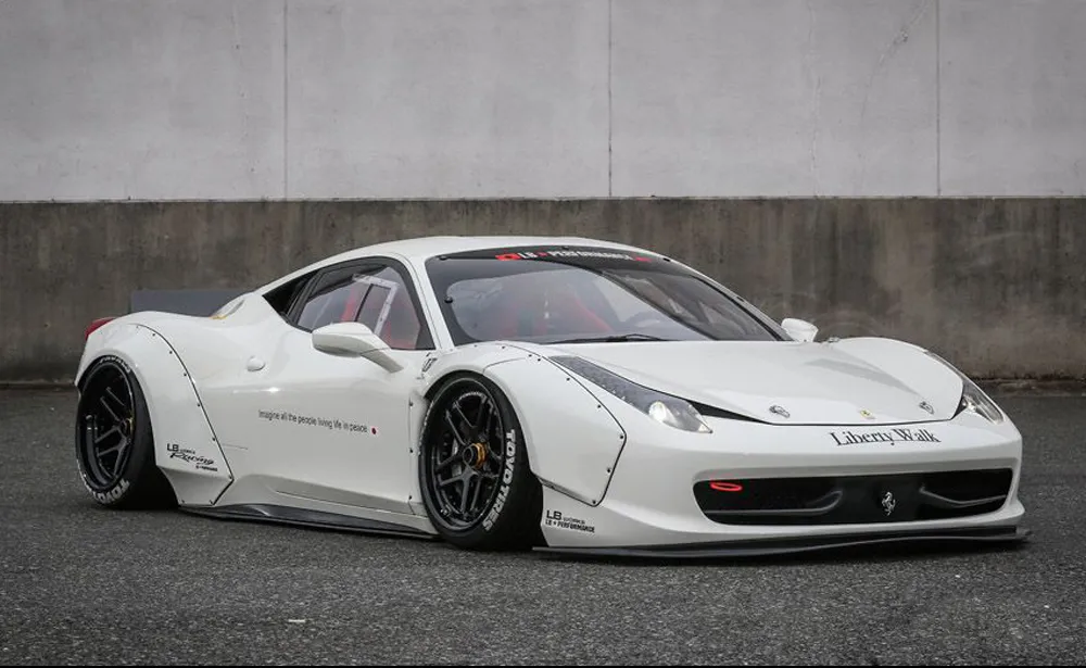 Check our price and buy Liberty Walk body kit for Ferrari 458!
