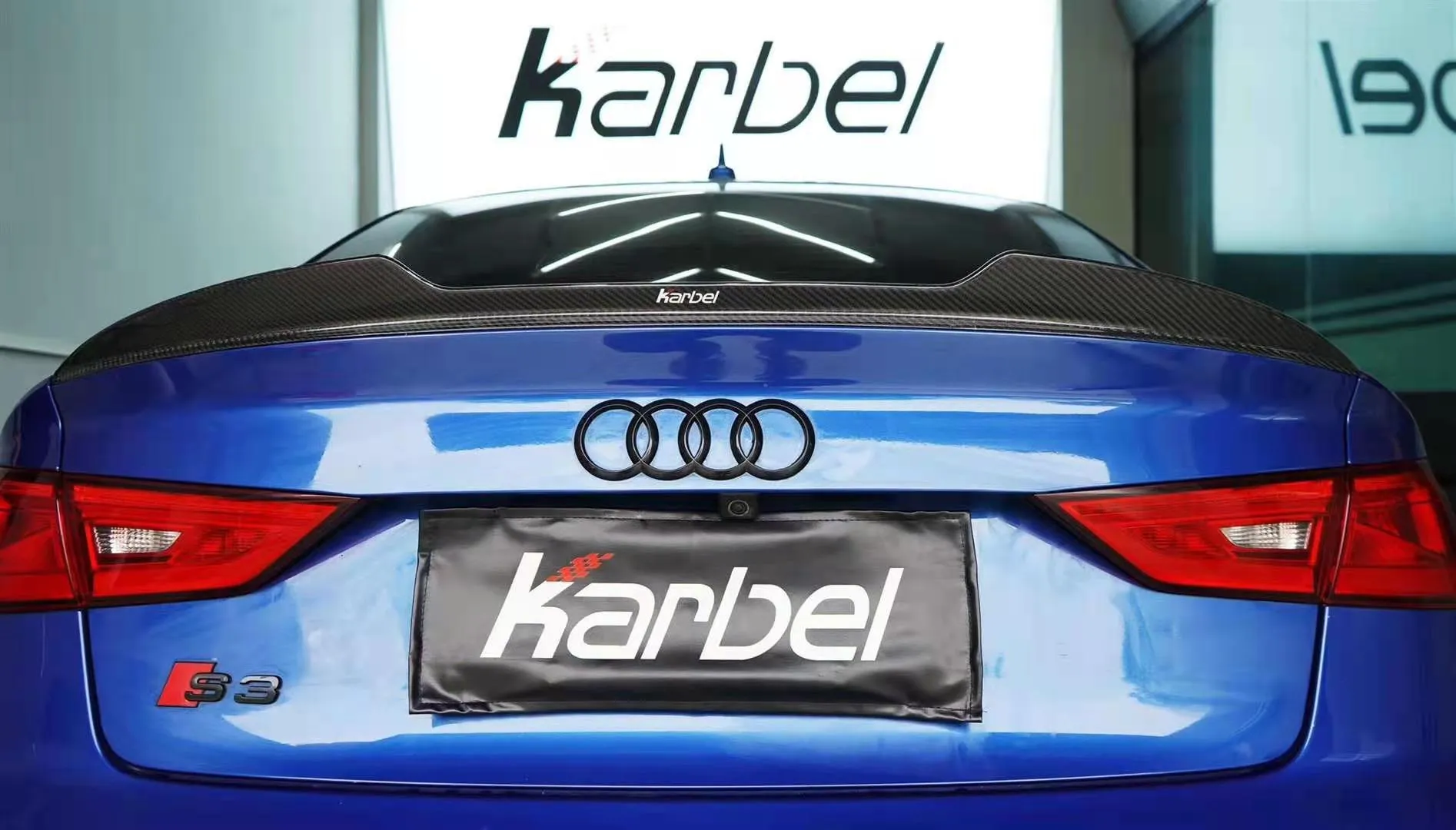 Check our price and buy Karbel Carbon Fiber Body kit set for Audi RS3 FL