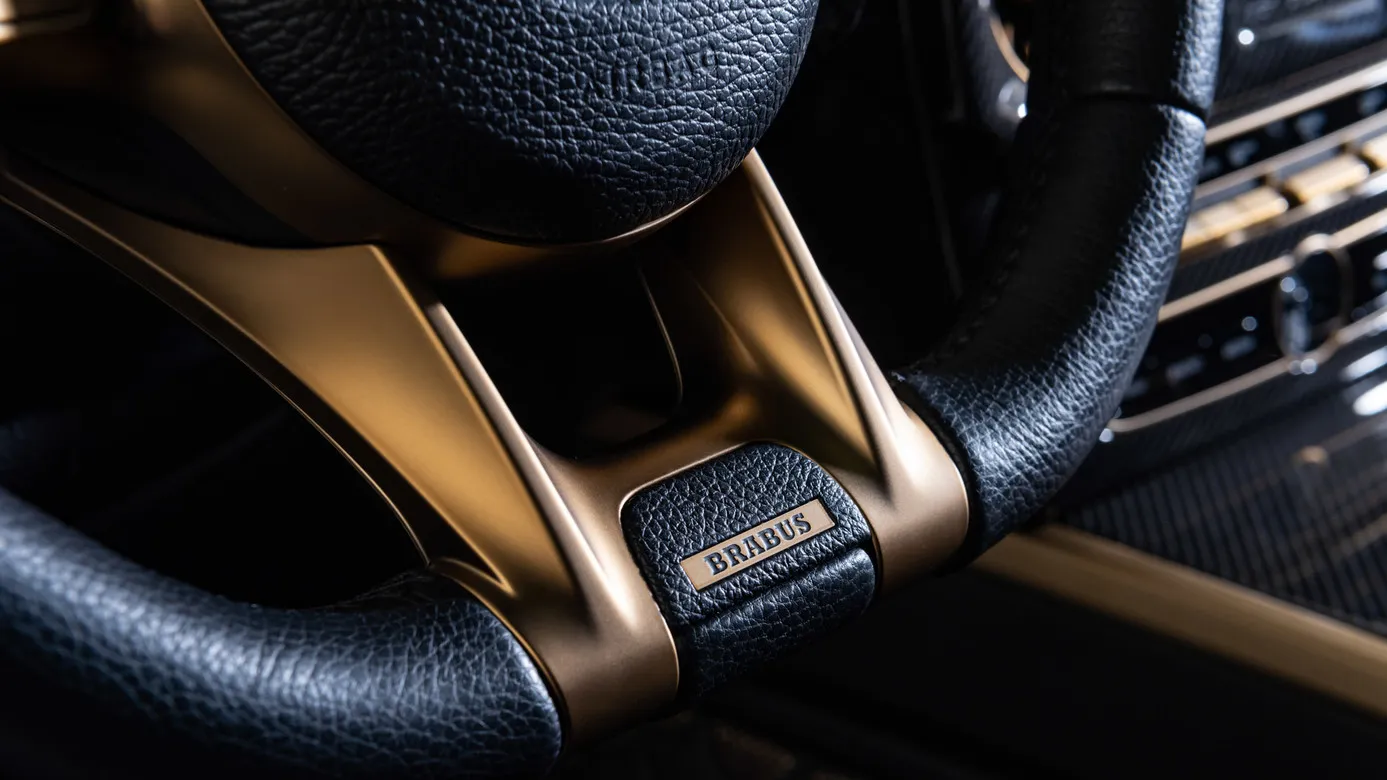 Brabus Black & Gold style interior for Mercedes G-class W463A AMG G 63