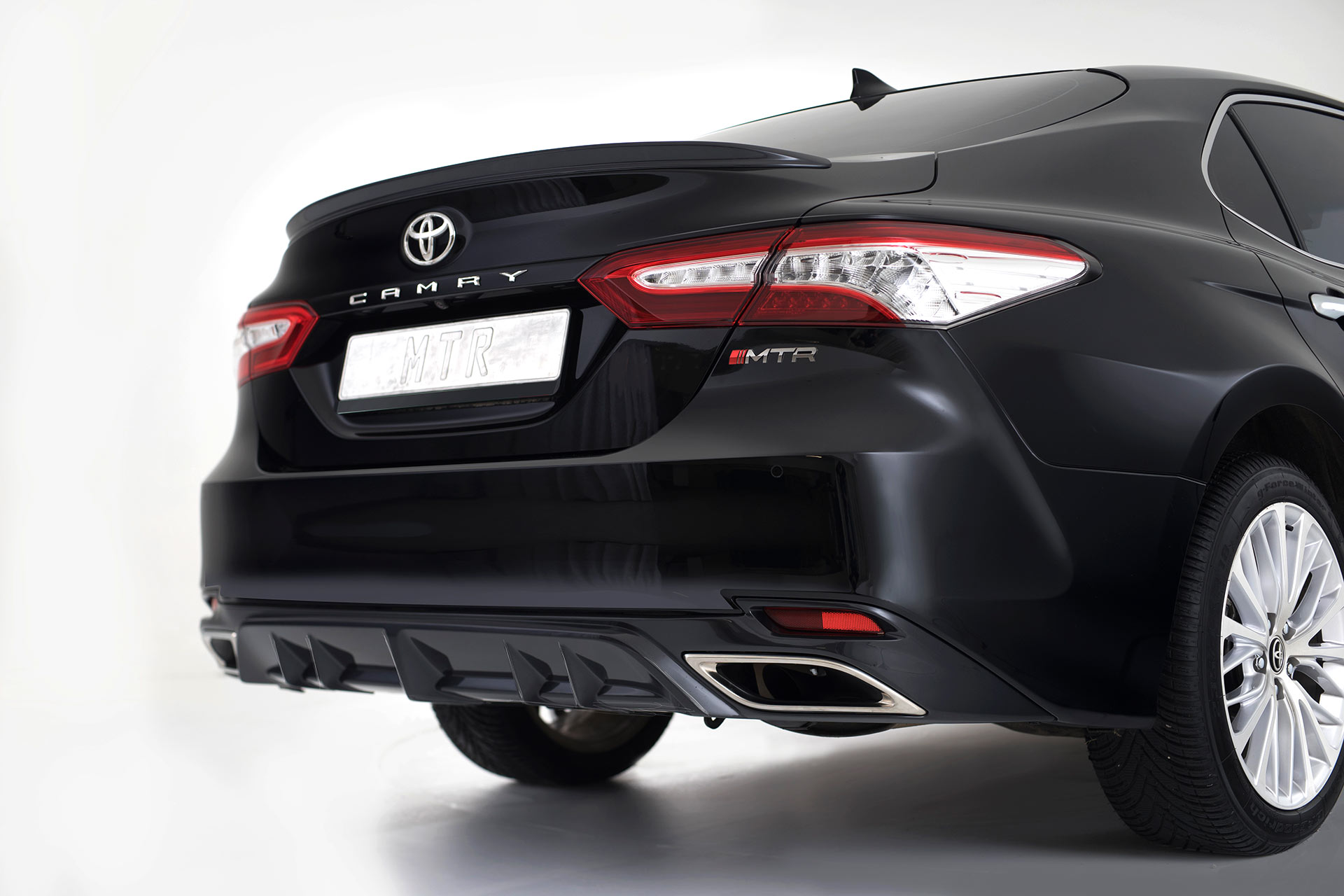 Rear bumper diffuser MTR Design for Toyota Camry XV70 for 2.0 и 2.5 L modification