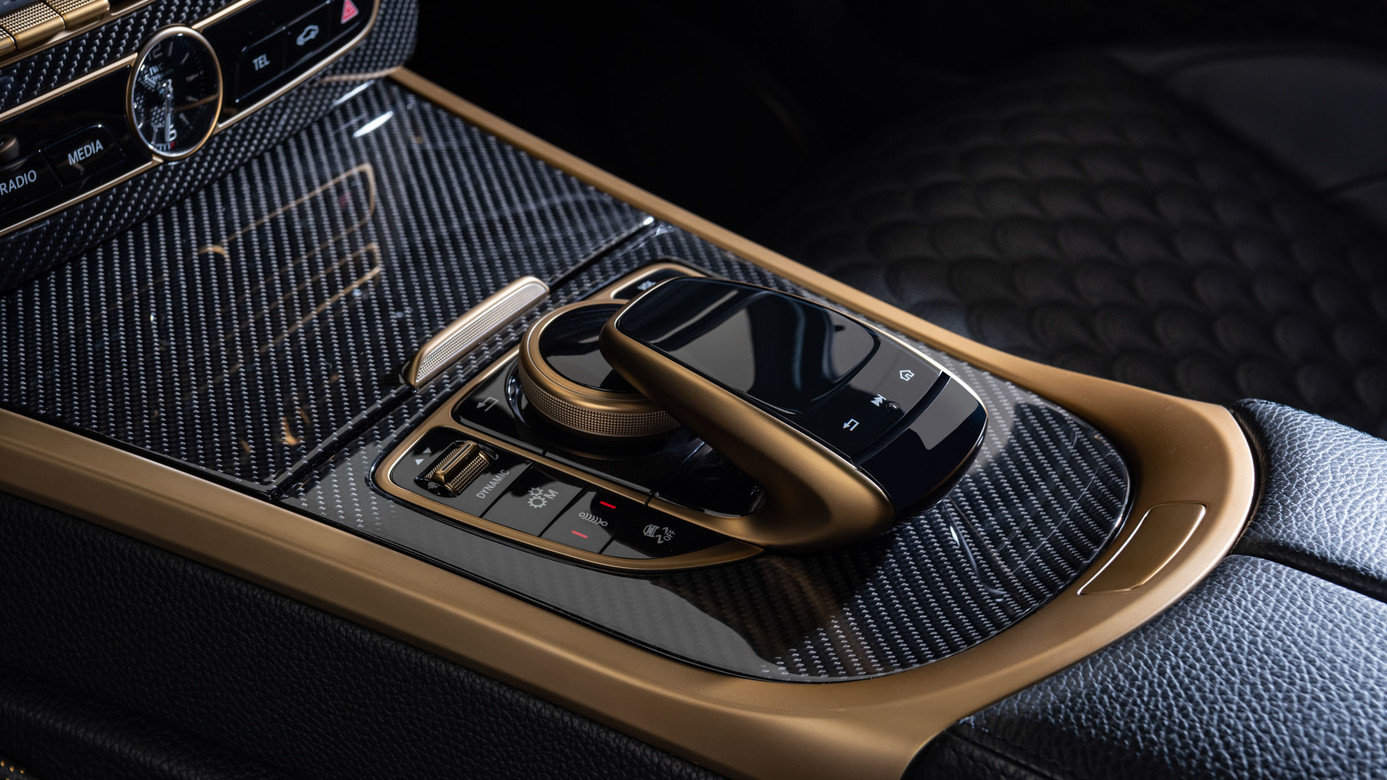 Brabus Black & Gold style interior for Mercedes G-class W463A AMG G 63