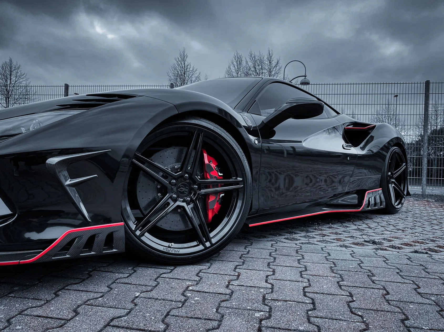 Check price and buy Keyvany Carbon Fiber Body kit set for Ferrari F8 Tributo 