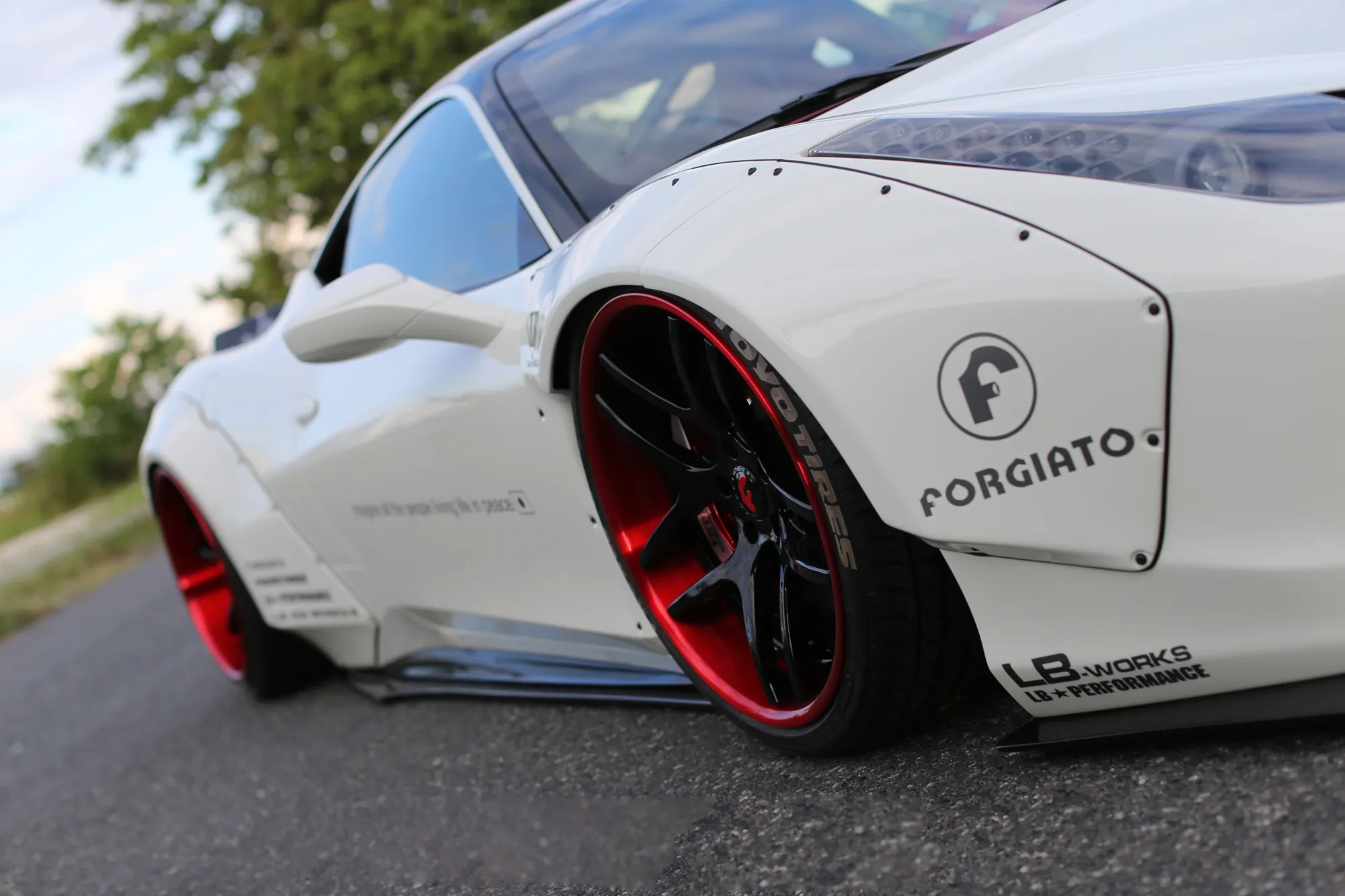 Check our price and buy Liberty Walk body kit for Ferrari 458!