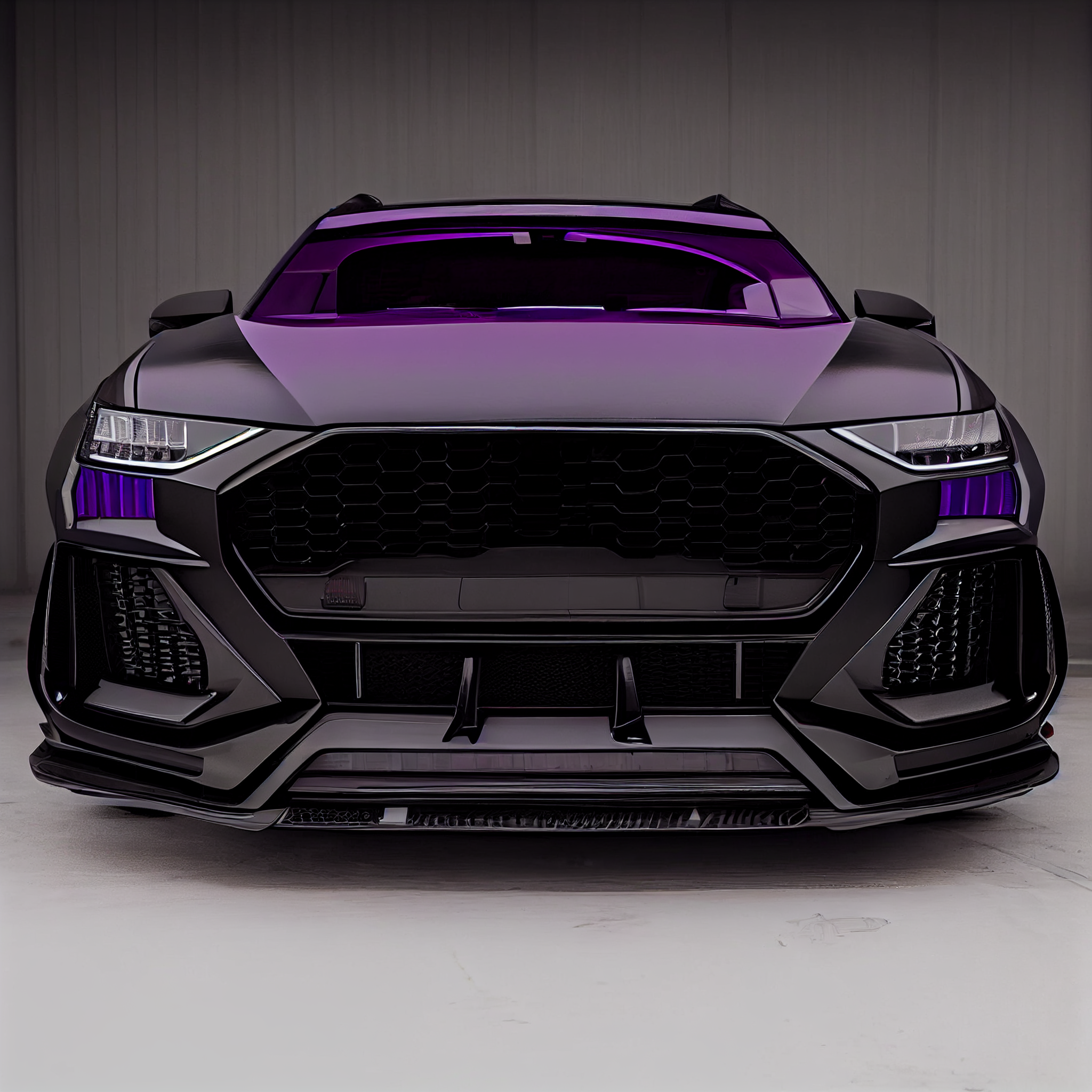 AI Custom Design Front Bumper for Audi Q8 Ver1.1