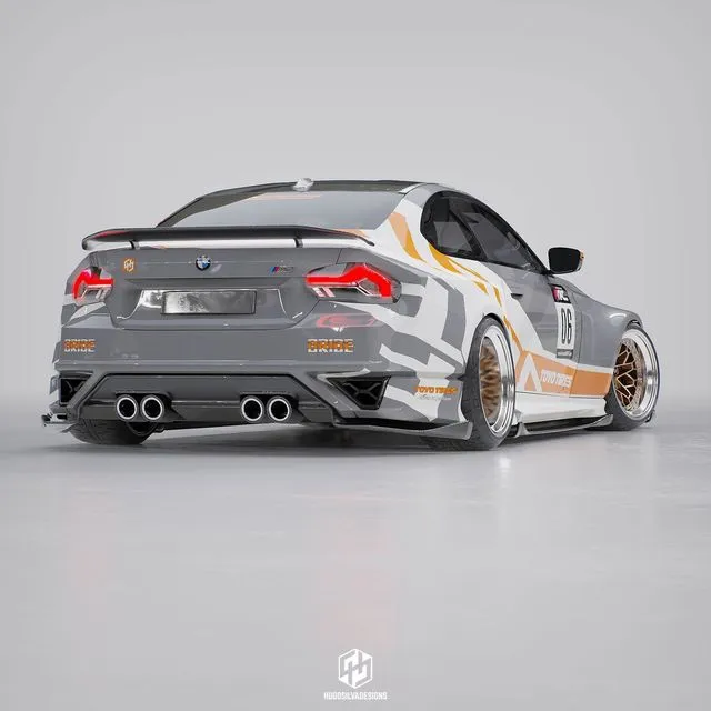 BMW M2 G87 Custom Wide Body Kit by Hugo Silva