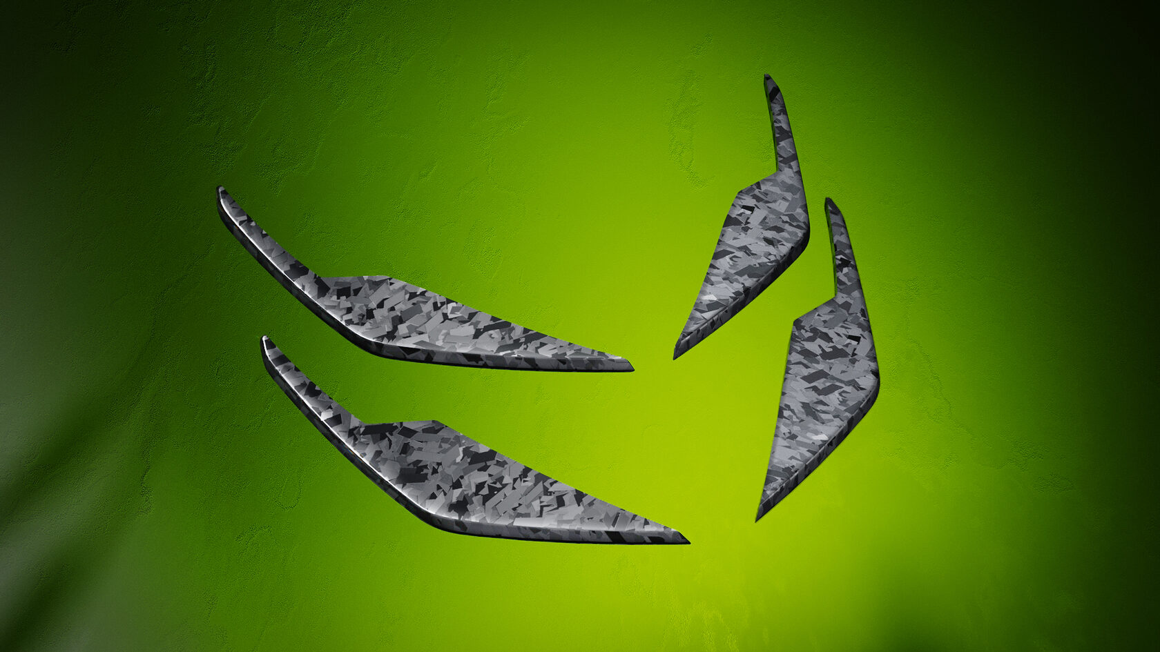 Canards Sport Tech Forged Carbon for BMW M3 G80