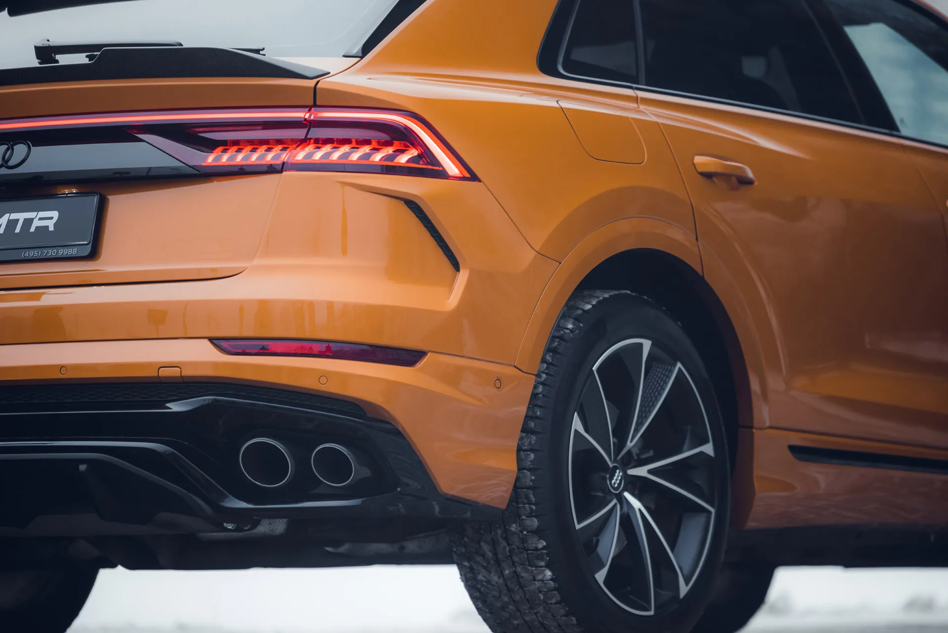 Rear bumper MTR Design for Audi Q8