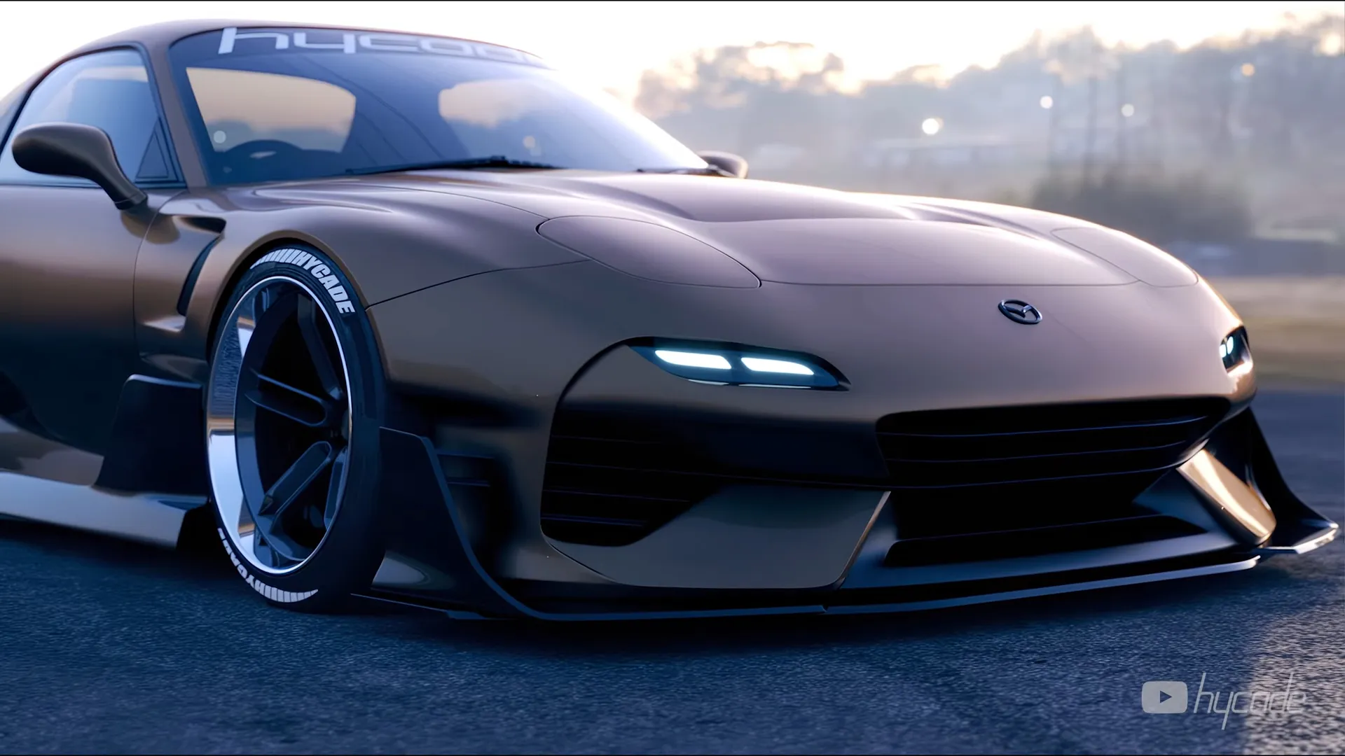Mazda RX7 Custom Wide Body Kit by Hycade