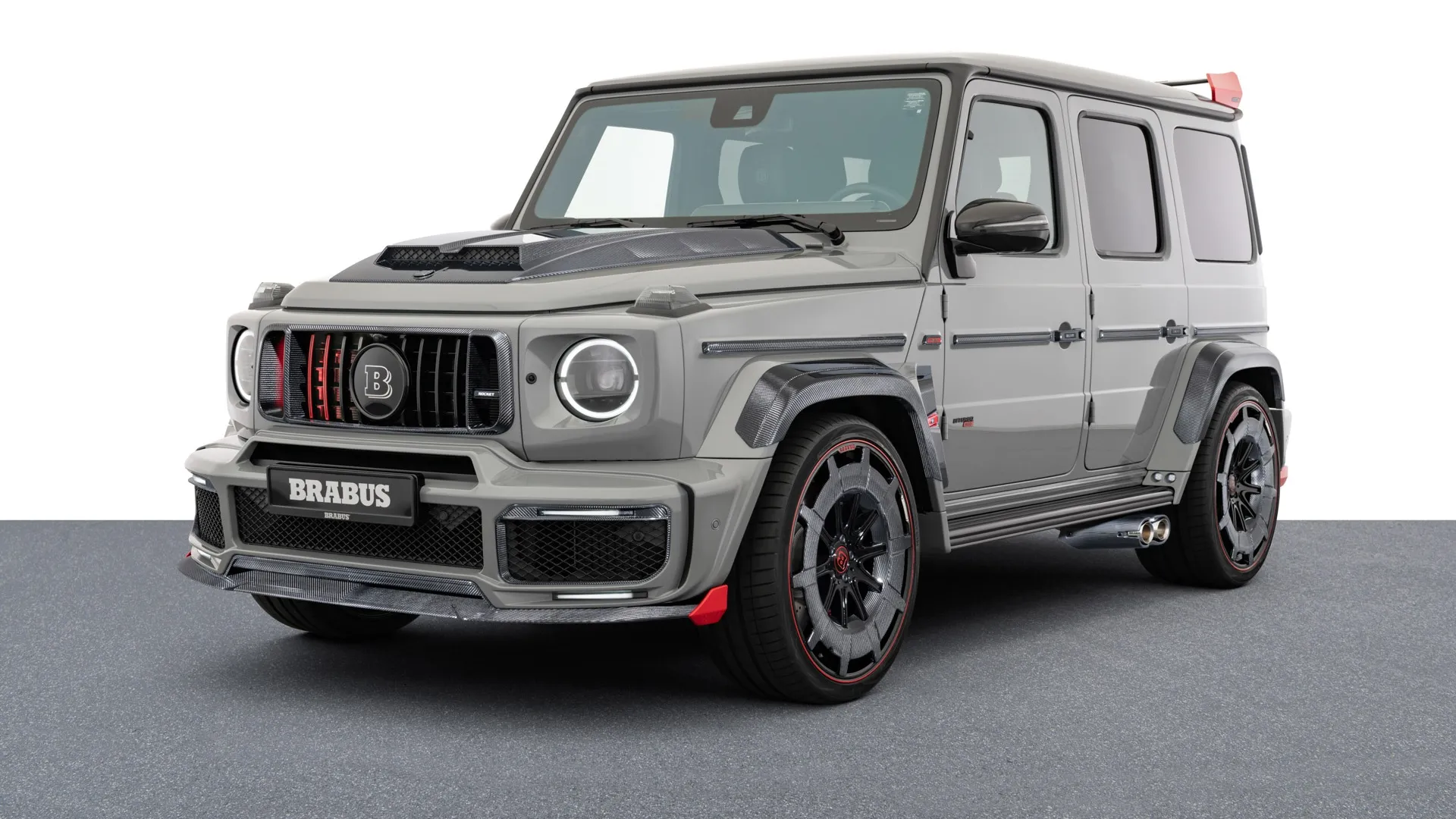 Rocket Edition Carbon Fiber Body kit set Brabus 900 for Mercedes-Benz  G-class W463A AMG G63