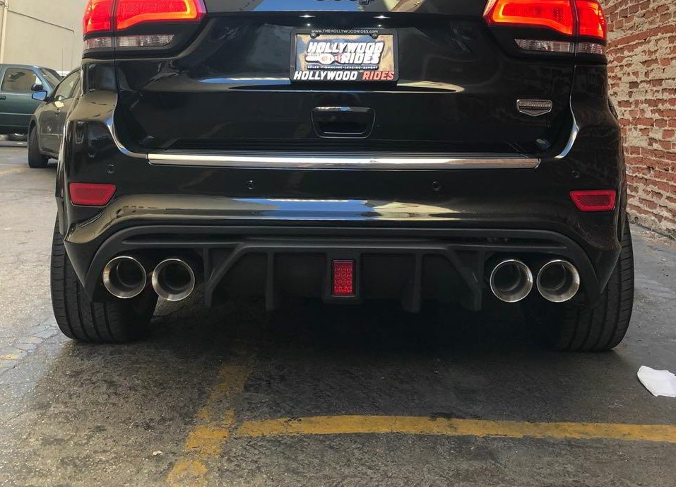 Side exhaust tips Renegade Design for Jeep Grand Cherokee WK2 Tyrannos V1