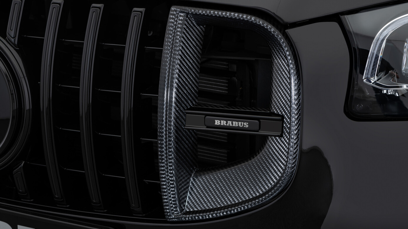 Front grille inserts Brabus Carbon for Mercedes-Benz GLE Coupe AMG C167 AMG GLE 63