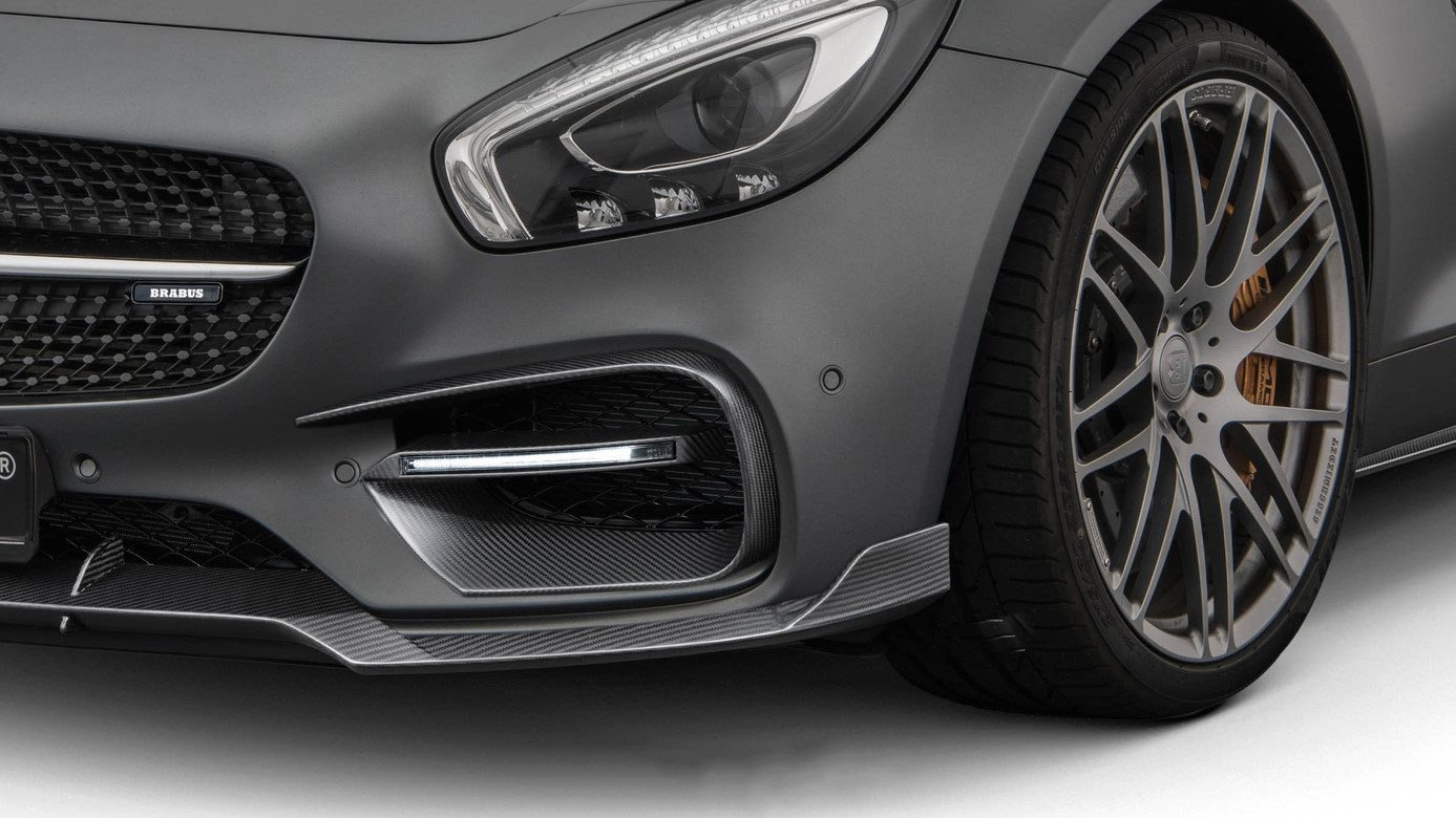 Front fascia attachments BS Style Carbon for Mercedes AMG GT Coupe C190