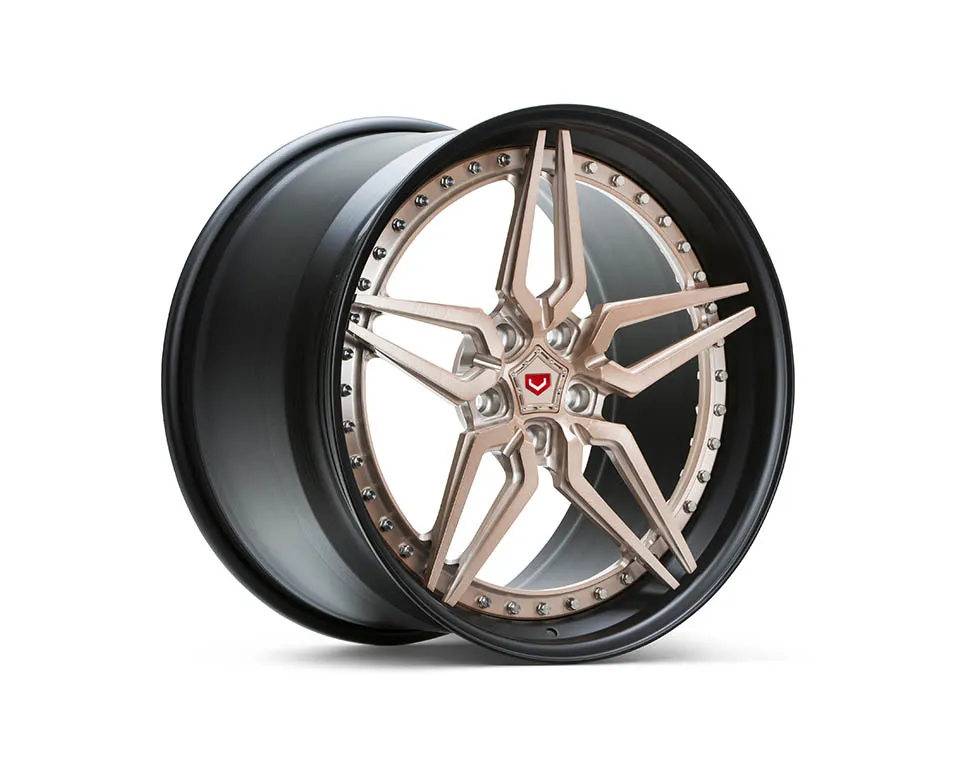 Vossen M X1 3 PIECE 3-piece forged wheel — rear angle