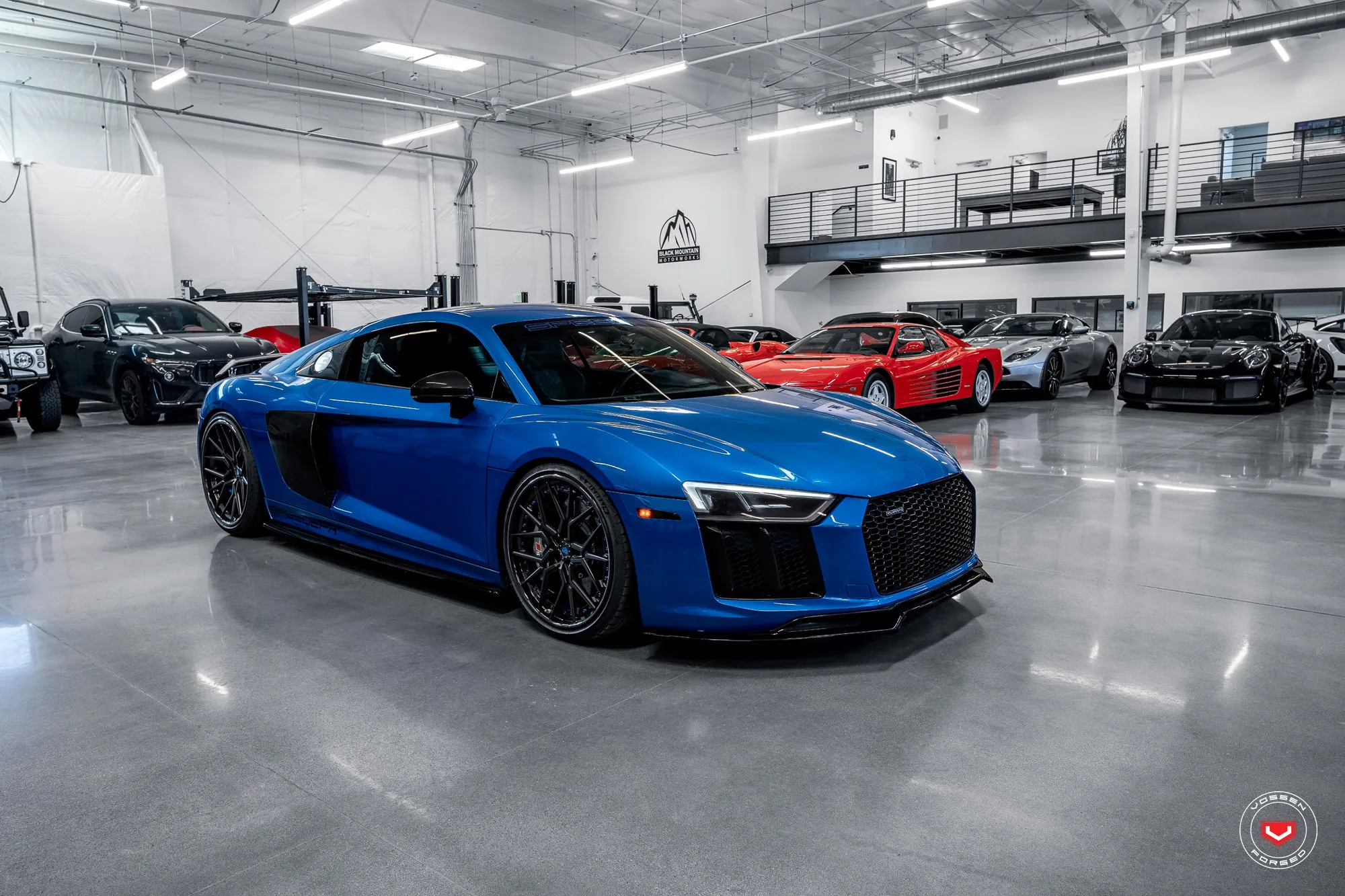 Vossen M X3 3 PIECE 3-piece forged wheel — rear angle