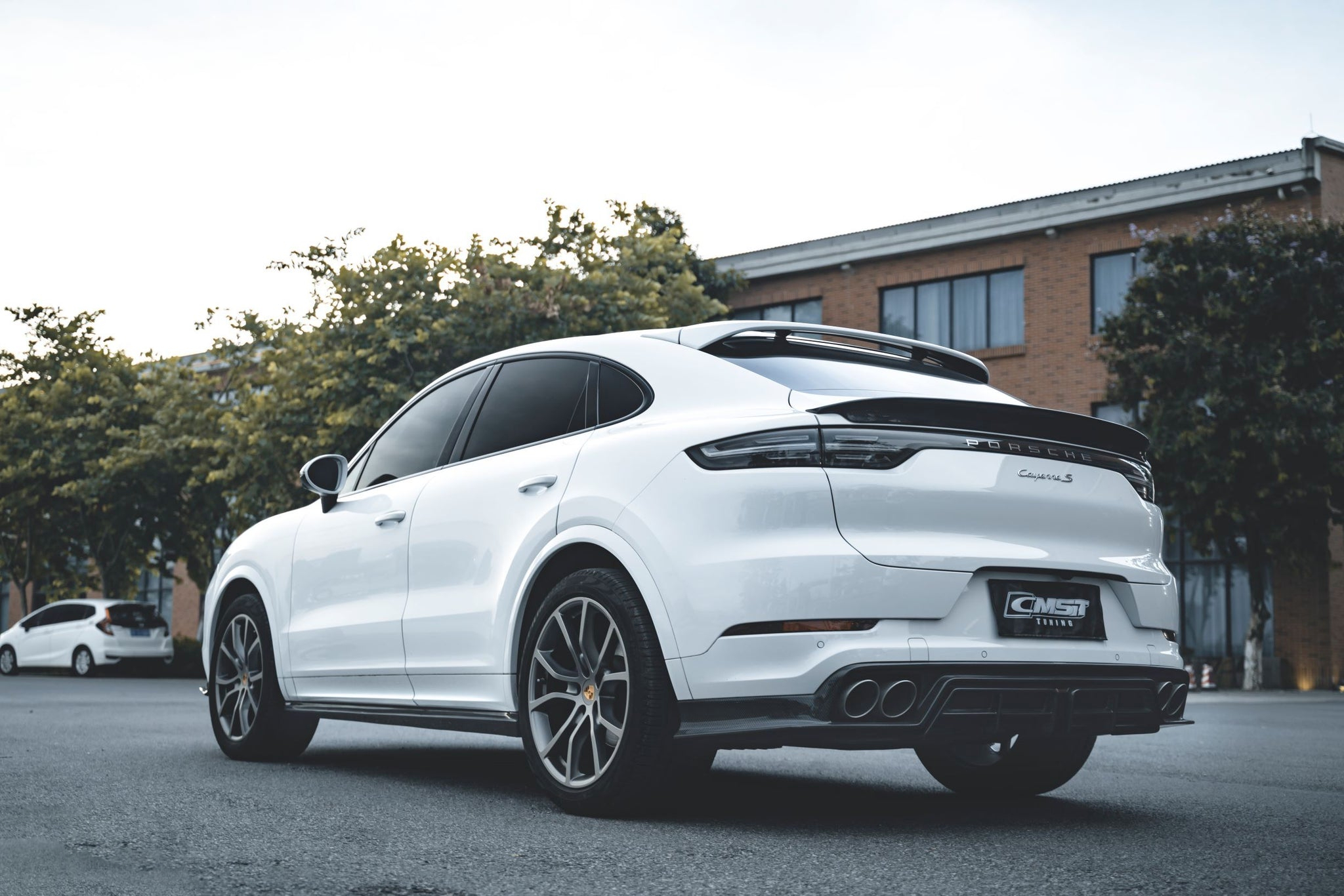Side Skirts Carbon CMST for Porsche Cayenne Coupe