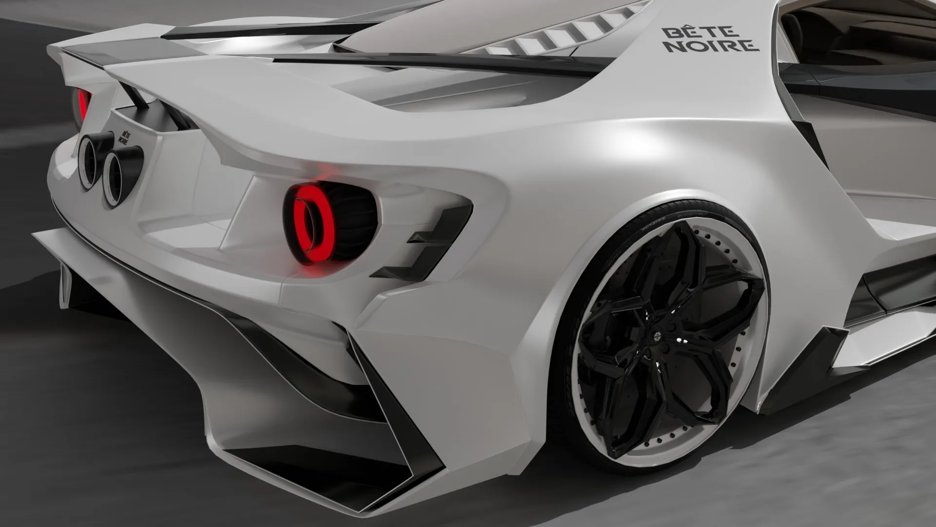 Ford GT Custom Design Wide Body Kit by Bête Noire