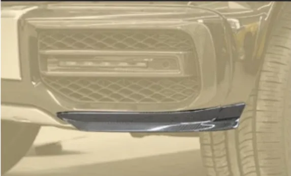 Front side lips Mansory Carbon for Mercedes G-class G500 / AMG G63 W463A