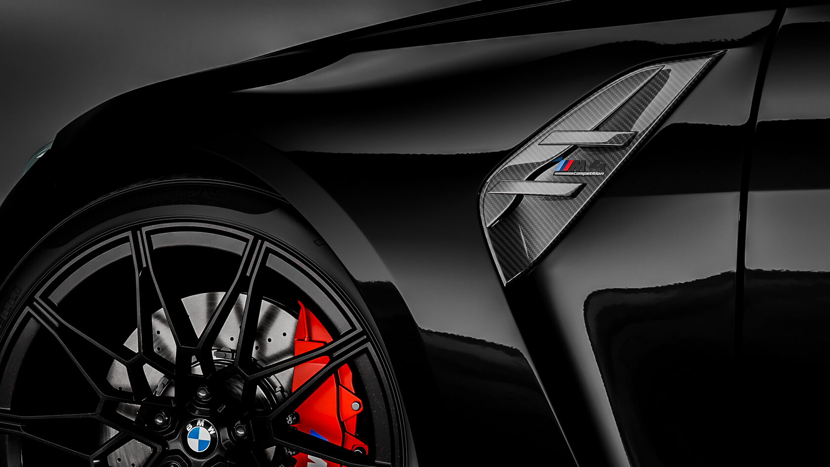 Gills in wings M Performance Carbon for BMW M4 G82